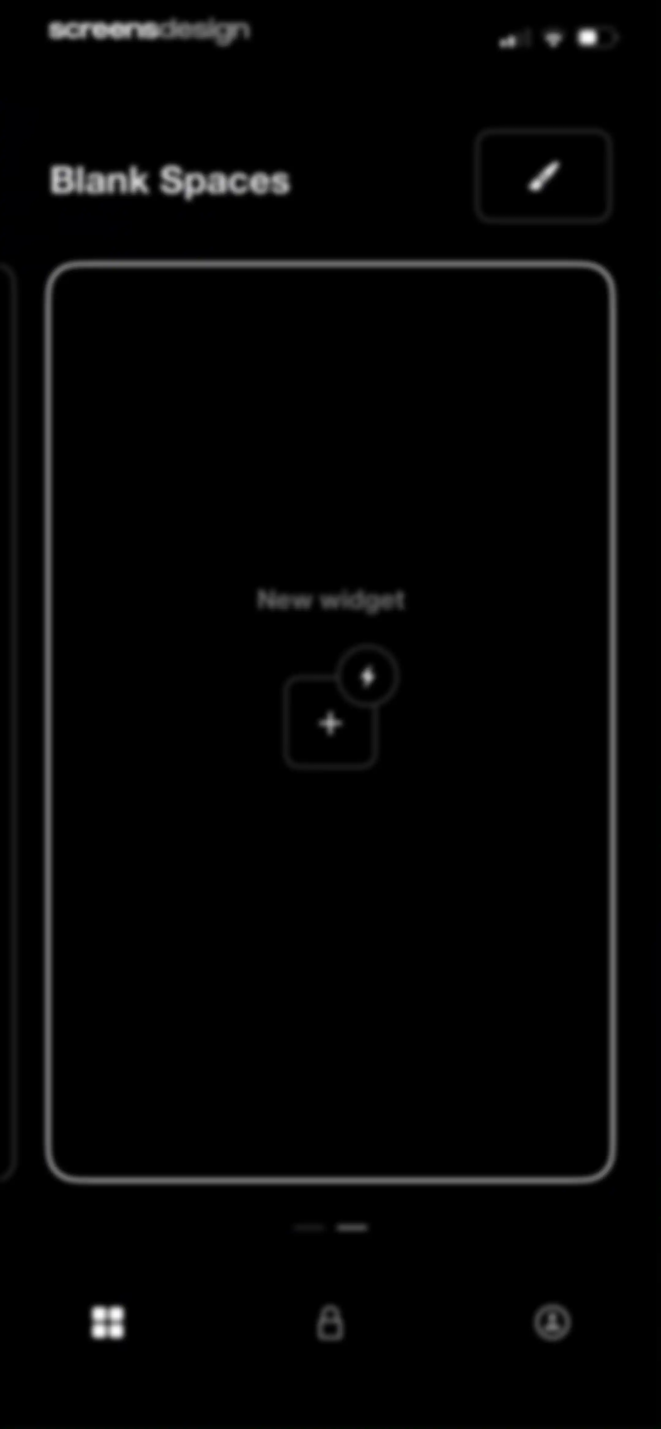 Blank Spaces Launcher screen 40