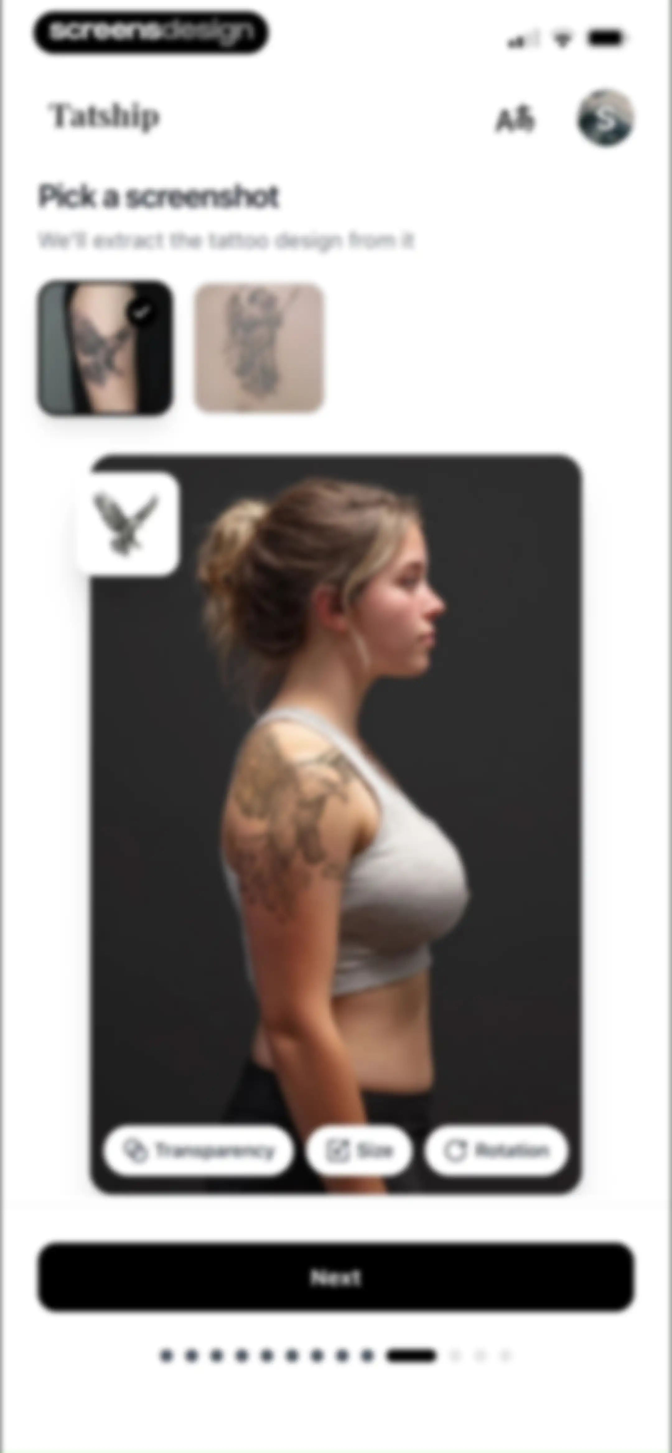 Tatship: Tattoo Design Try On screen 30