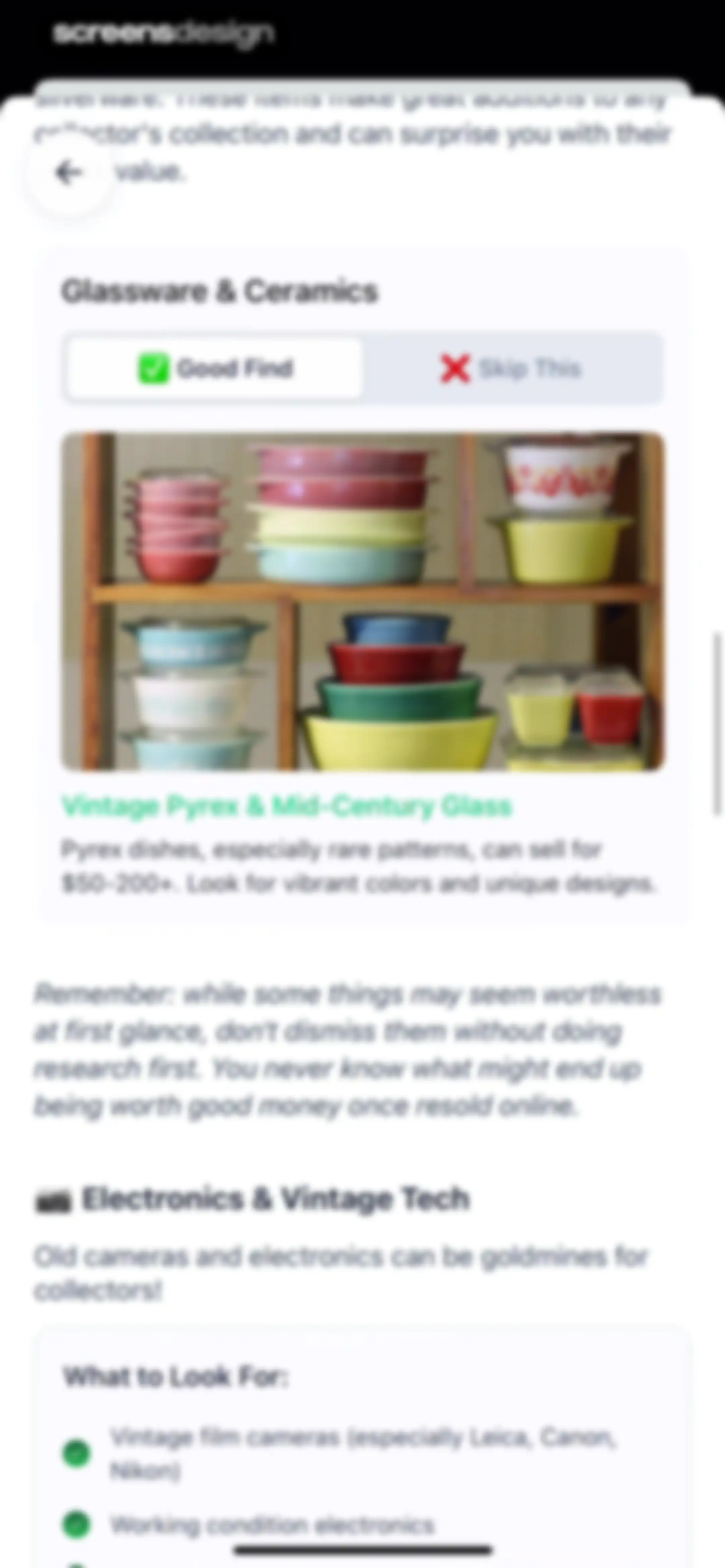 ThriftAI: Profit Identifier screen 56