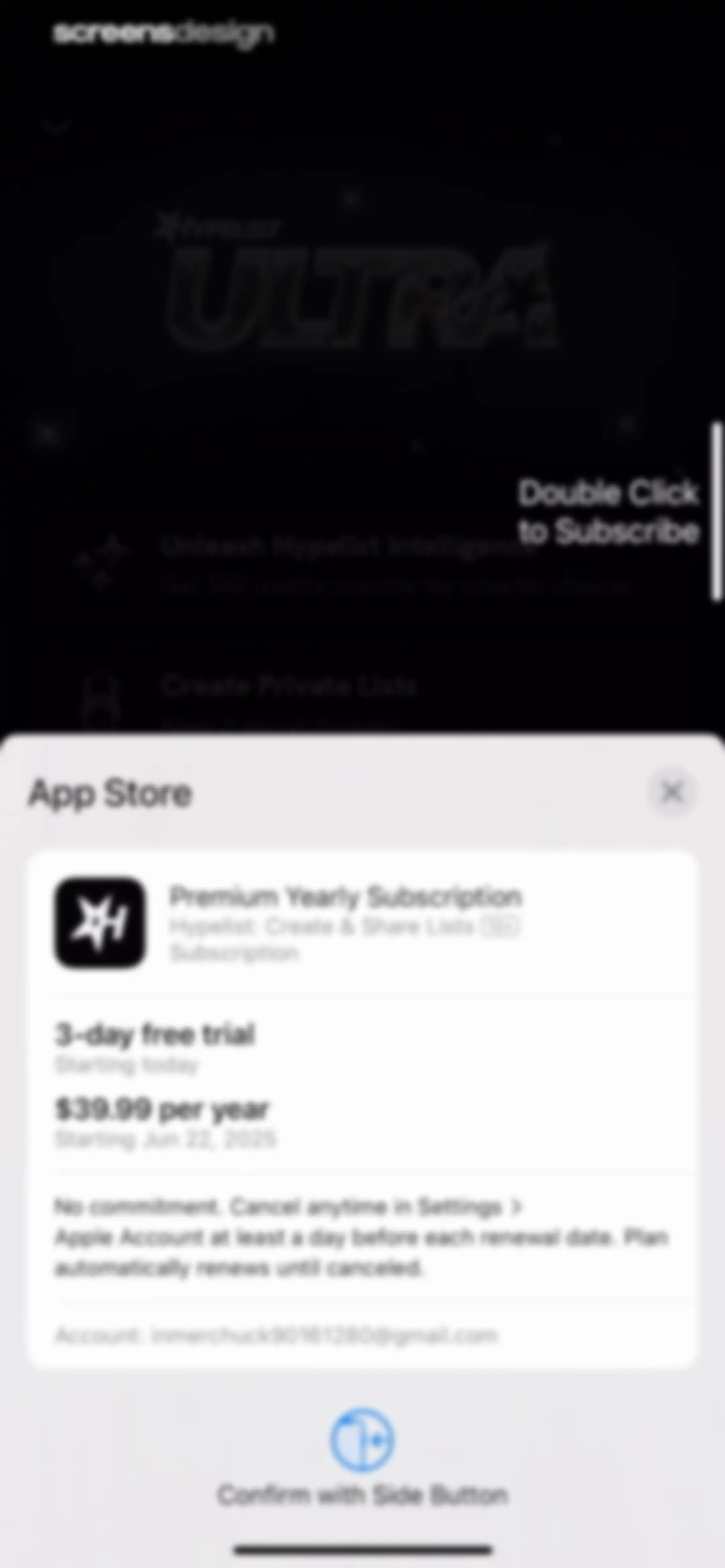 Hypelist: Create & Share Lists screen 32