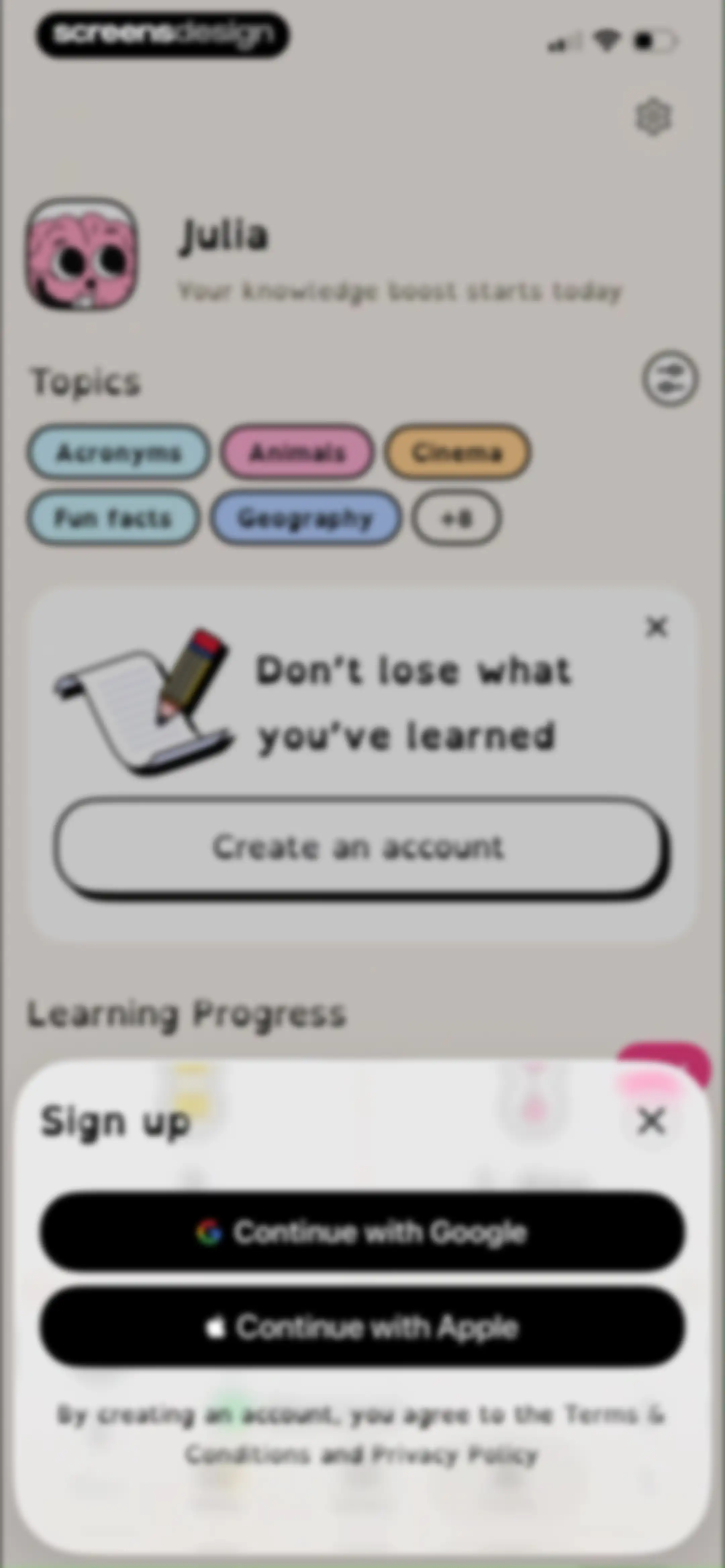 GenK: Daily Learning & Quiz screen 95