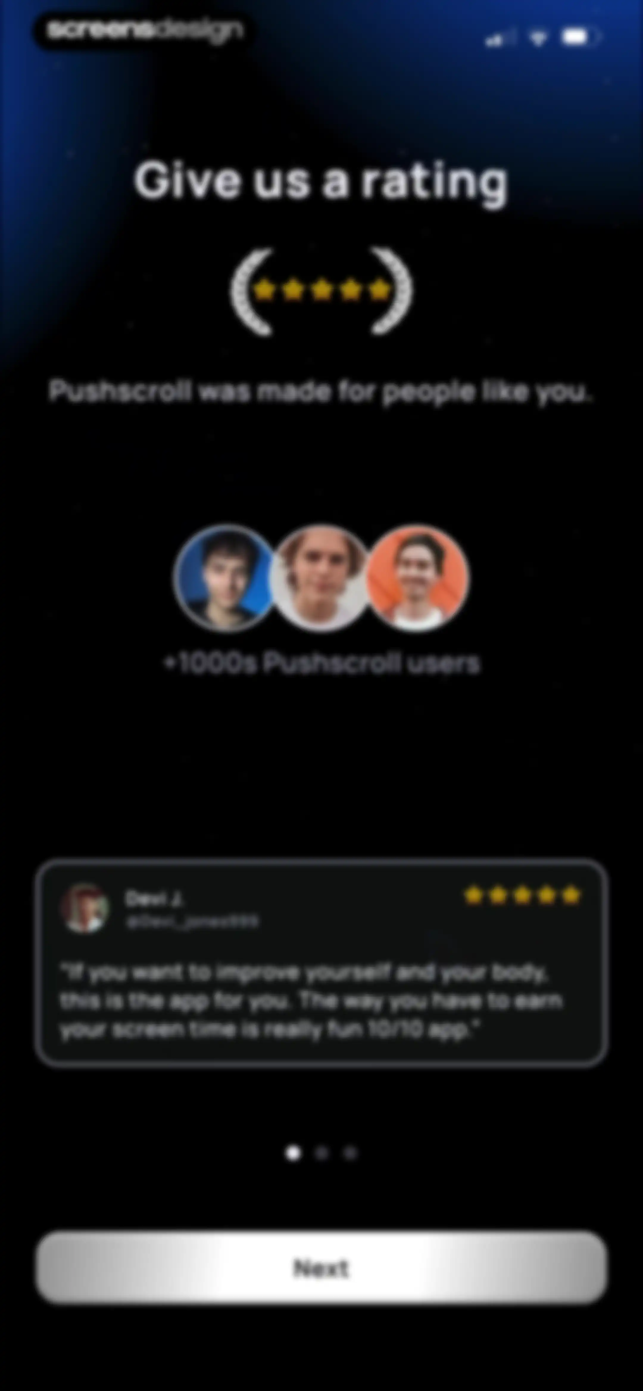 Pushscroll: Exercise To Scroll screen 42
