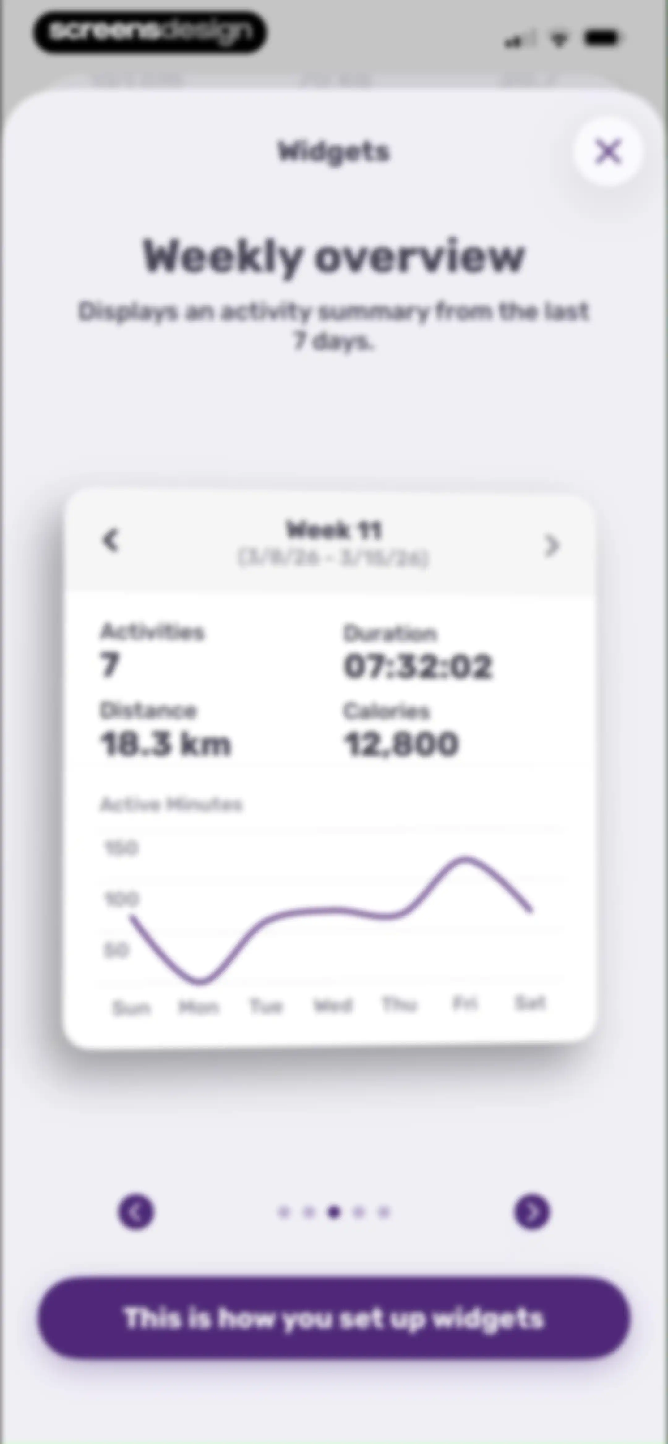 Running Tracker App – FITAPP screen 154