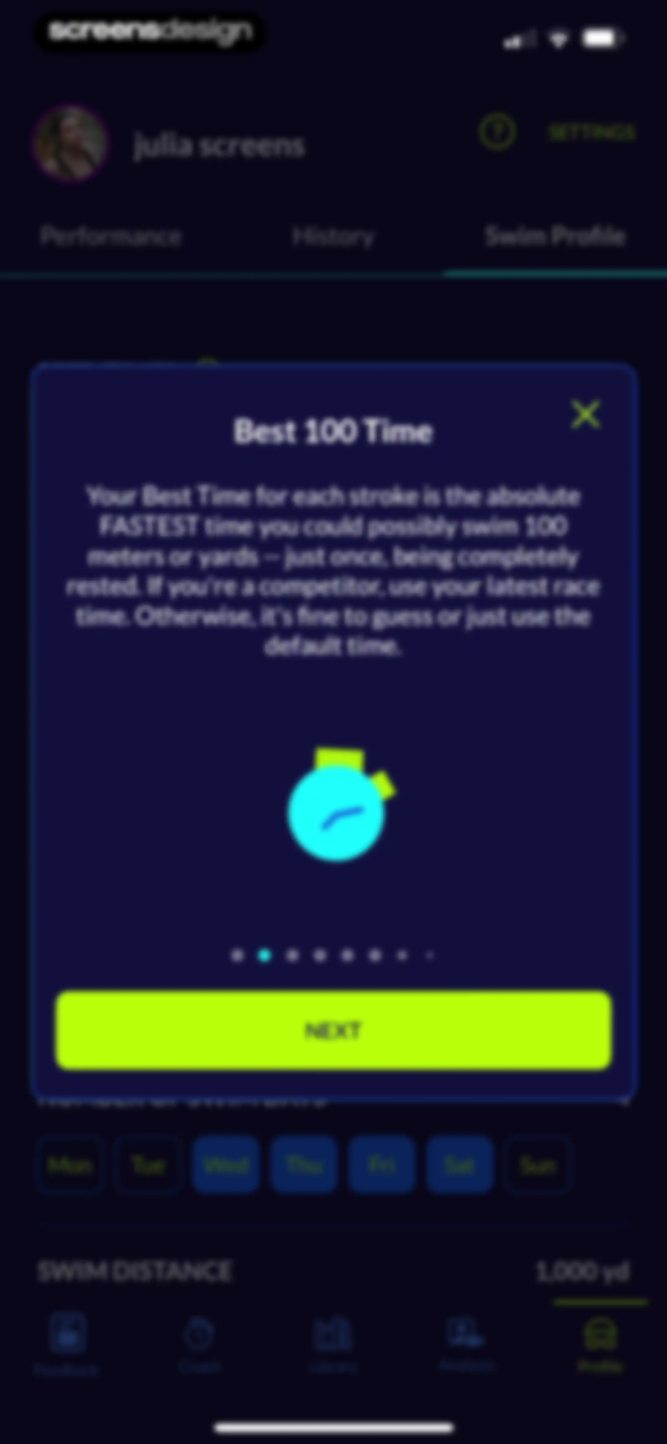 MySwimPro: #1 Swim Workout App screen 182