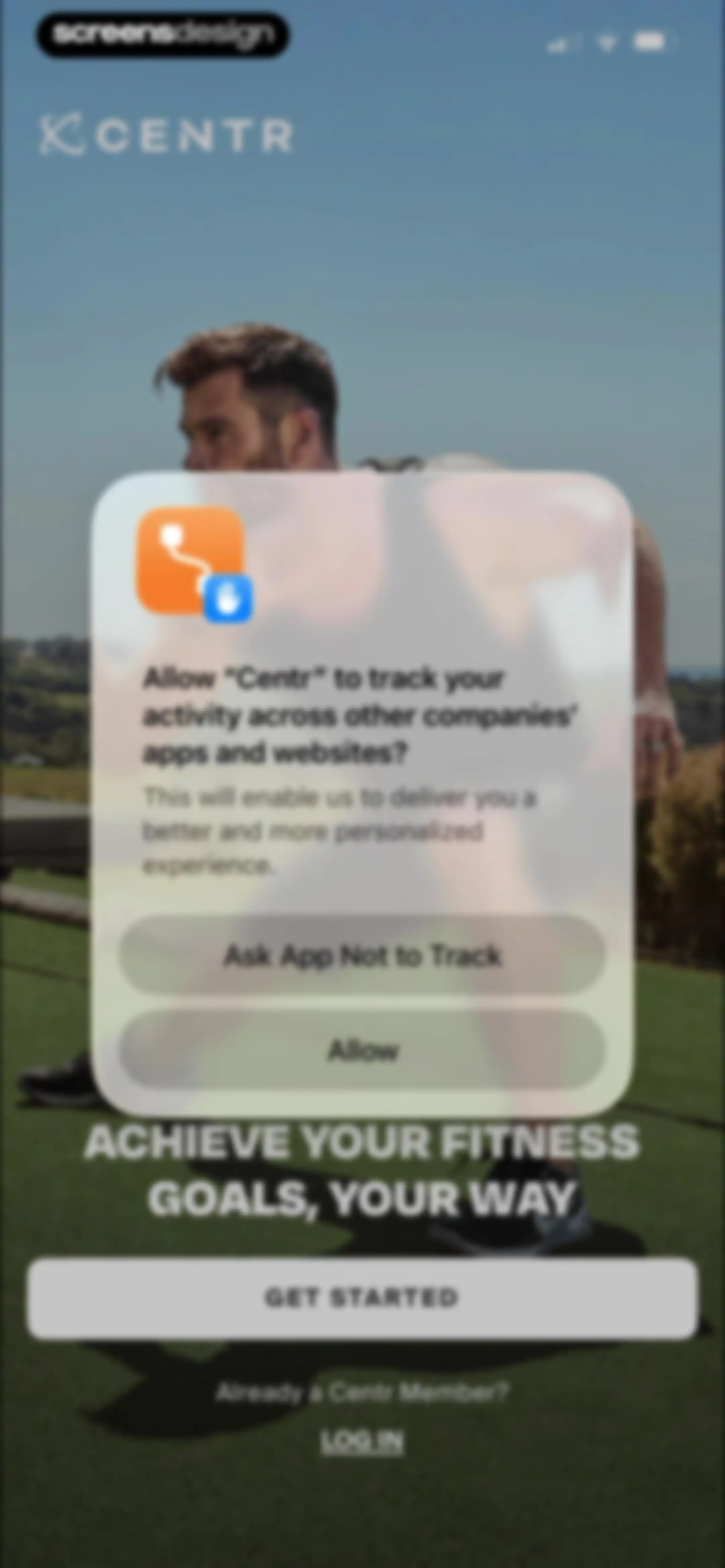 Centr: Strength & Fitness App screen 3
