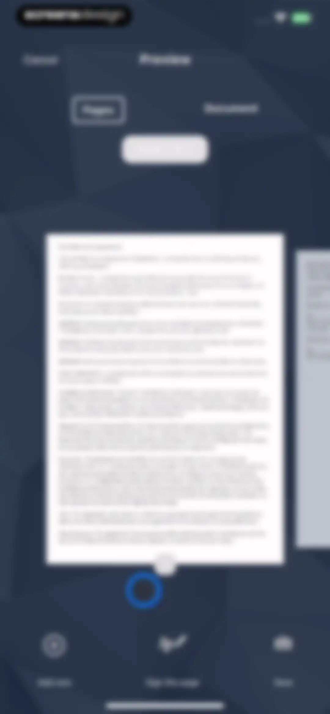 e Signature Scanner, Sign PDF screen 10