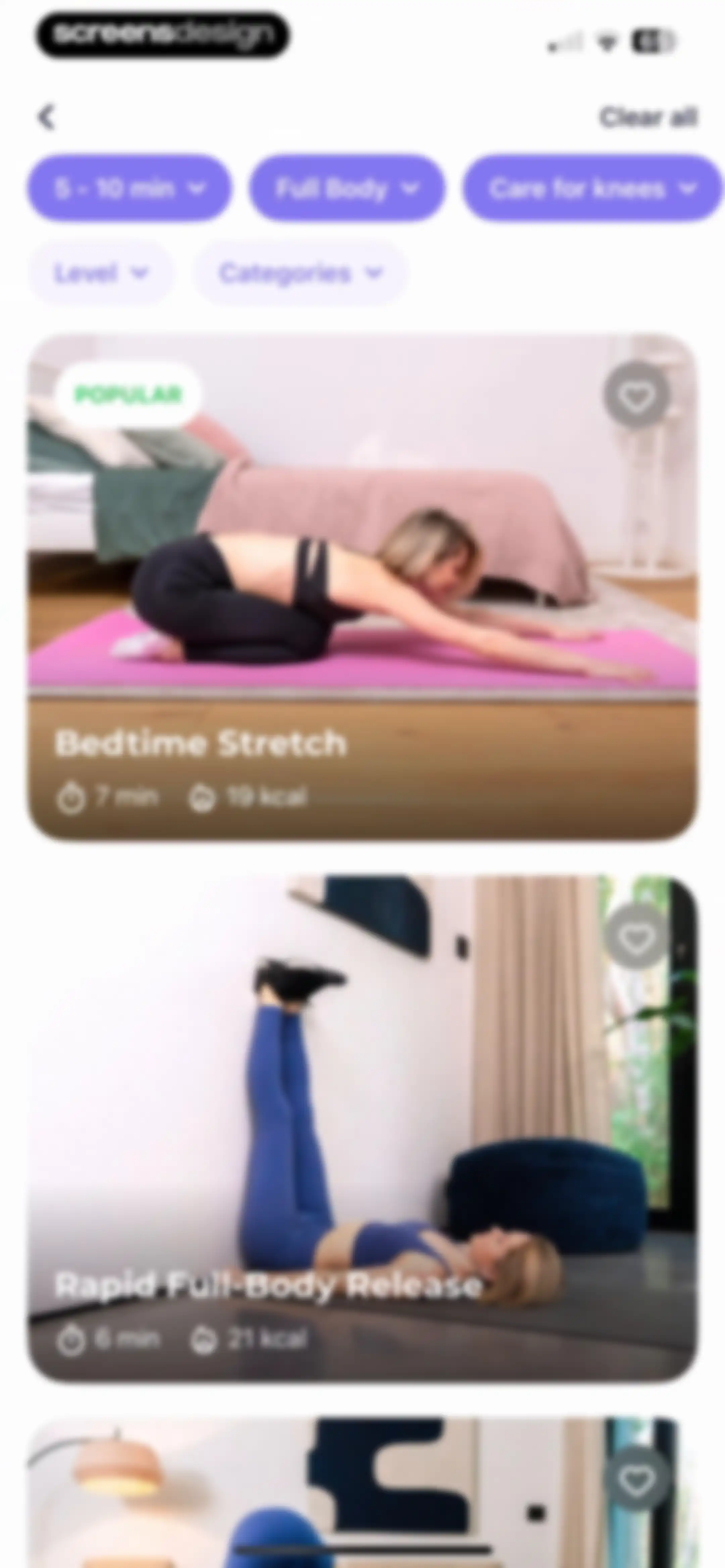 FitMe - Lazy Workout at Home screen 96