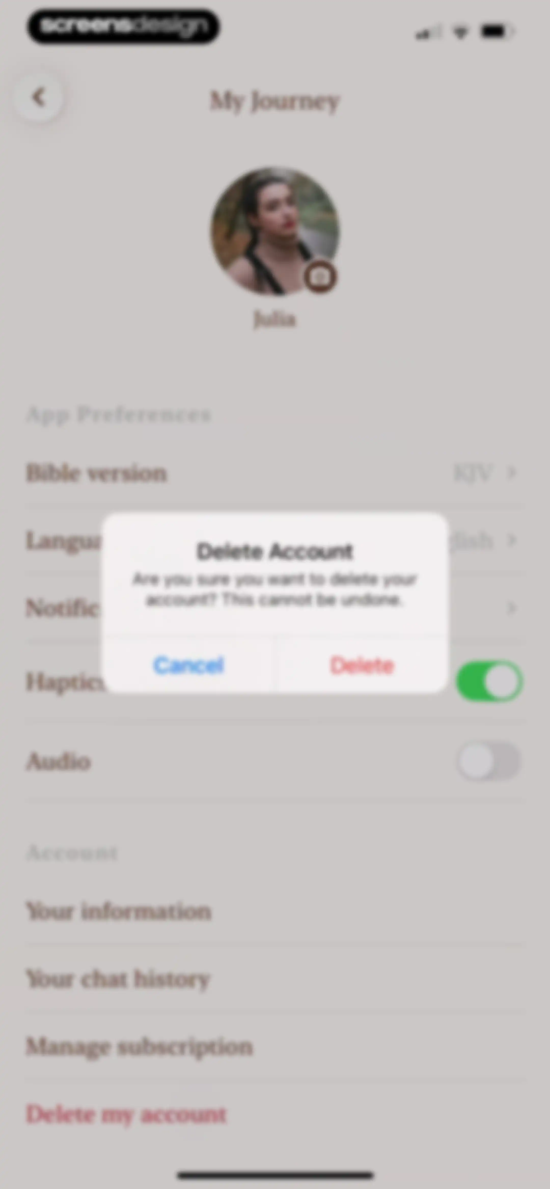Haven - Bible Chat screen 80