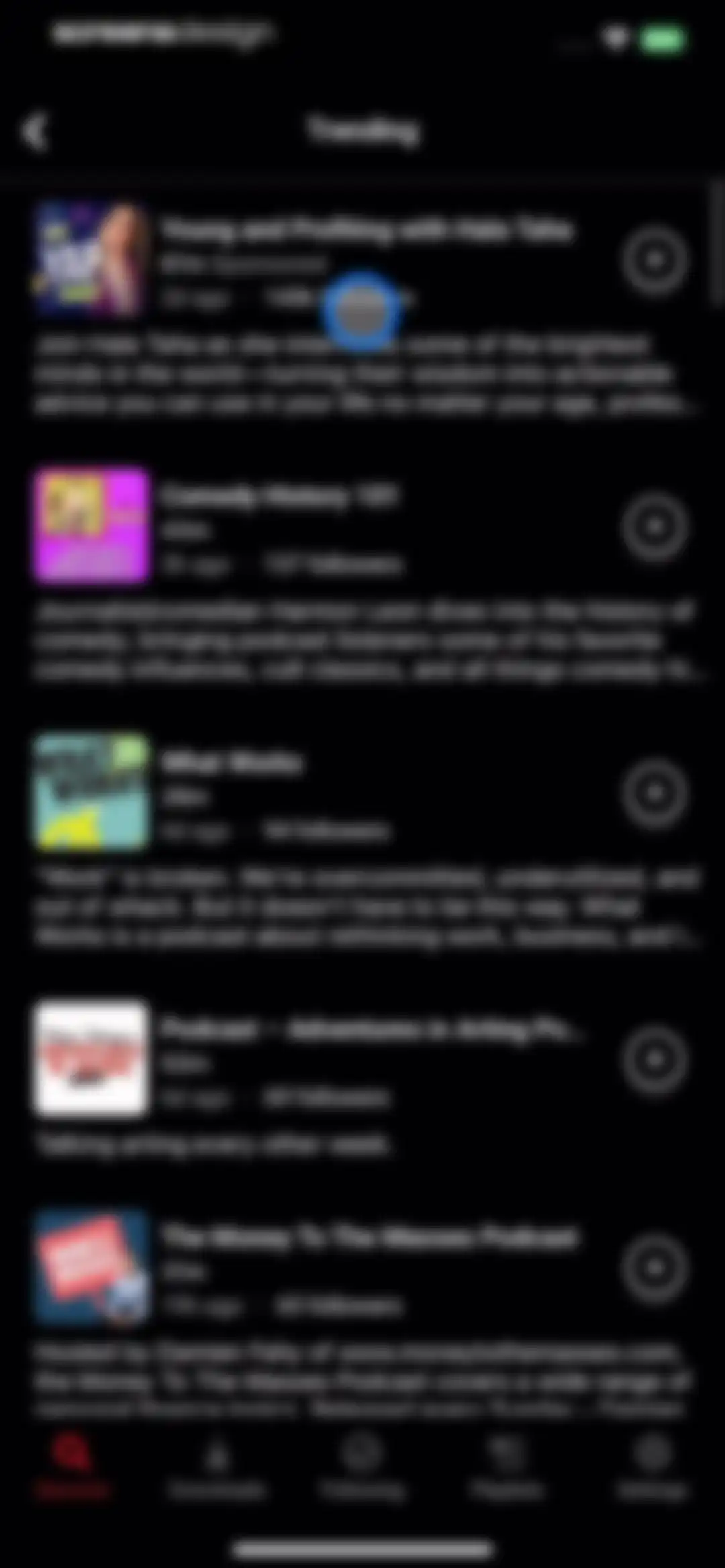 Player FM — Podcast App screen 56