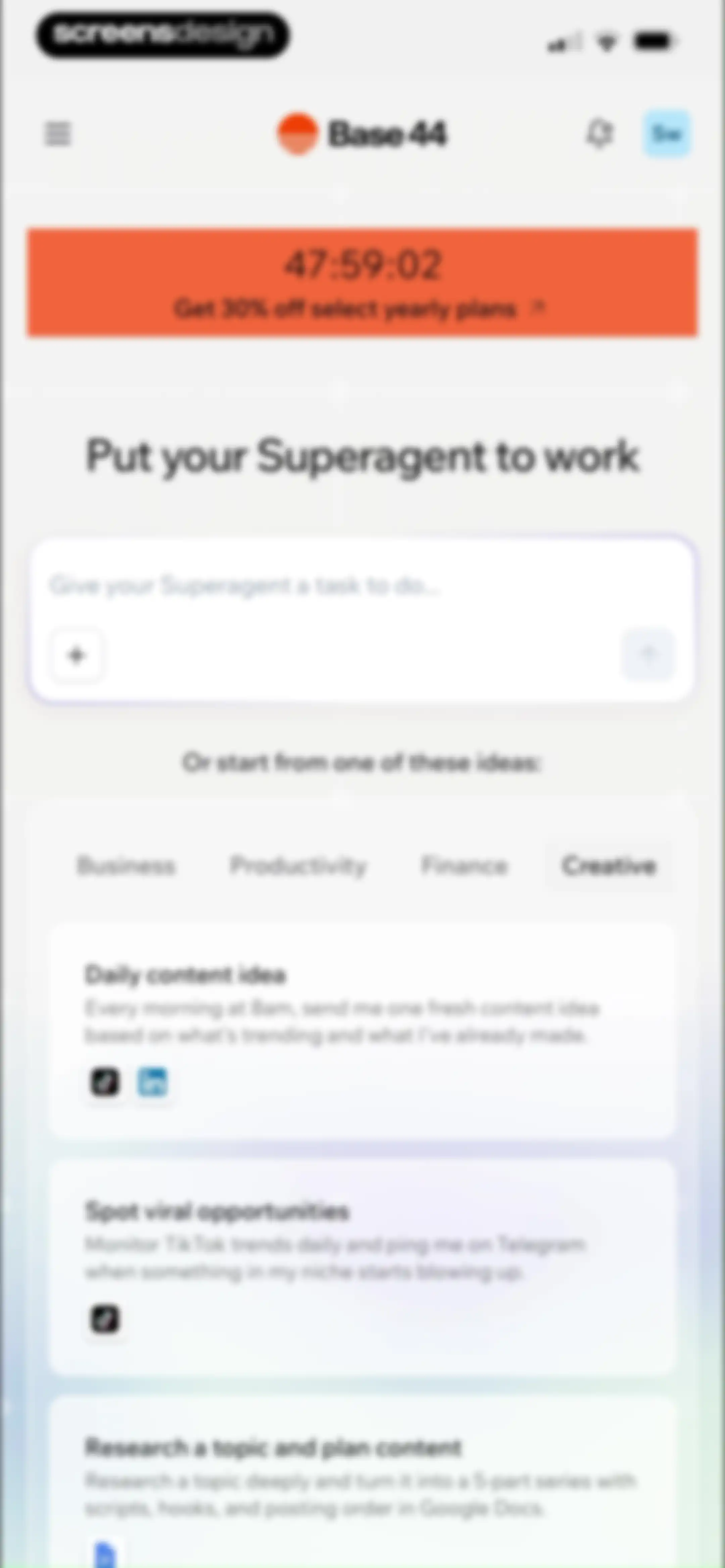 Base44: Build with AI screen 16