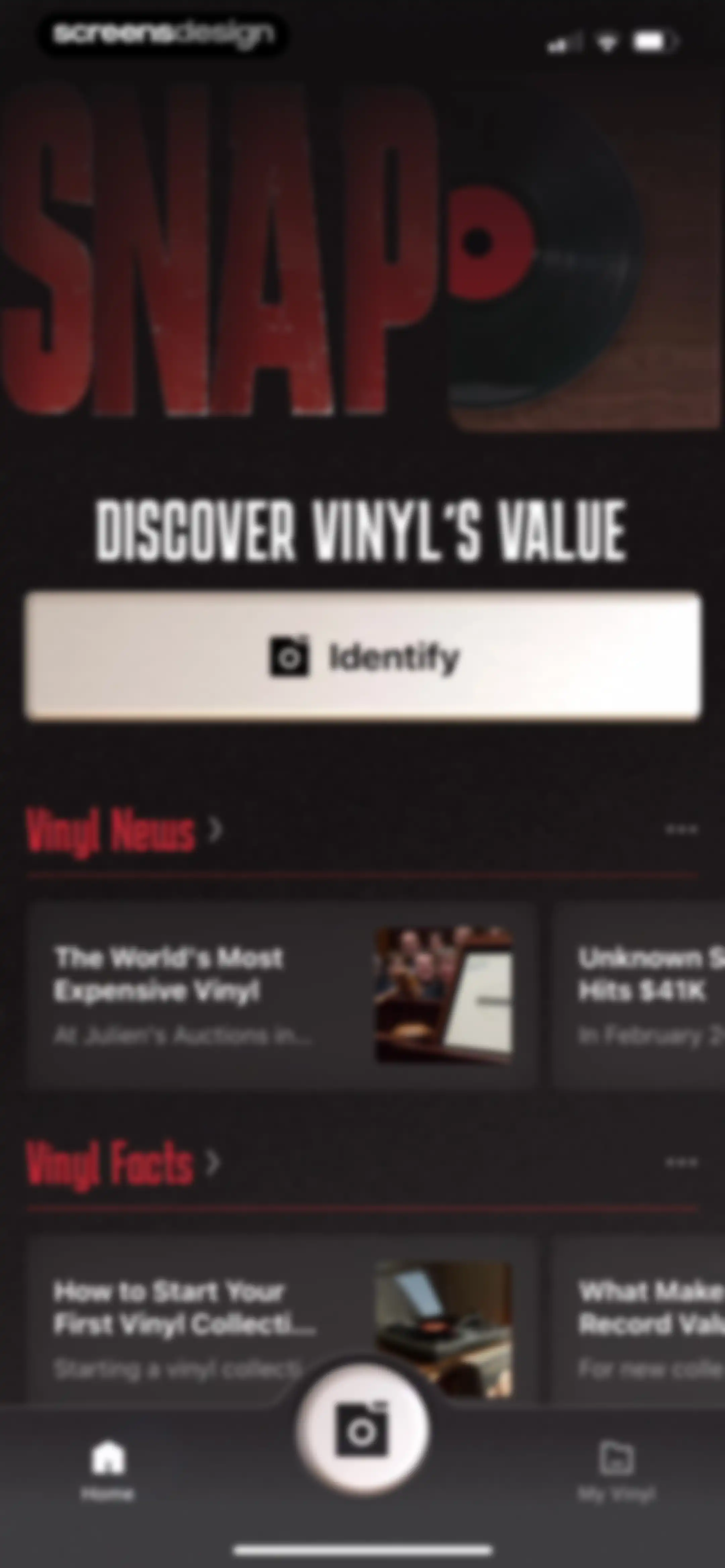 VinylSnap: Scan & Value Record screen 43