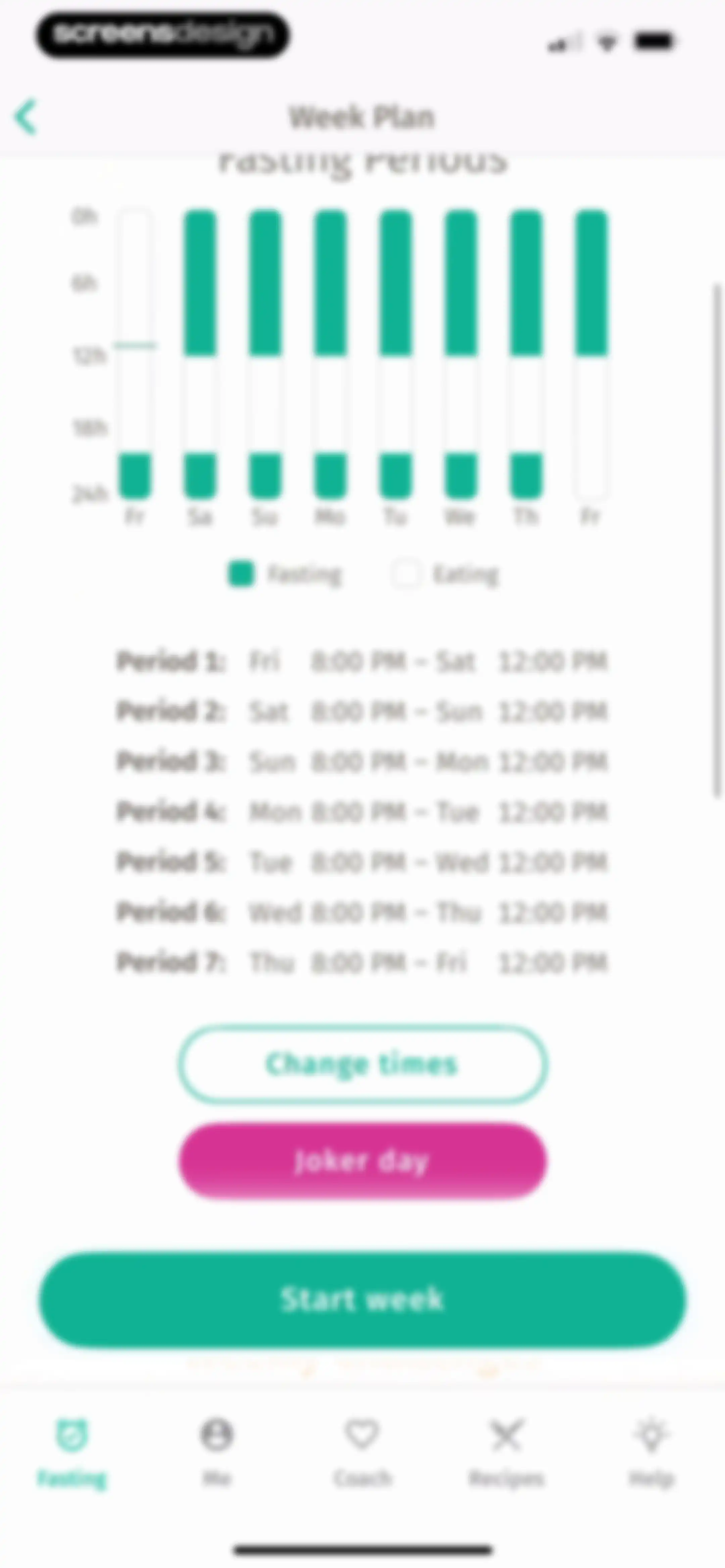 BodyFast: Intermittent Fasting screen 61