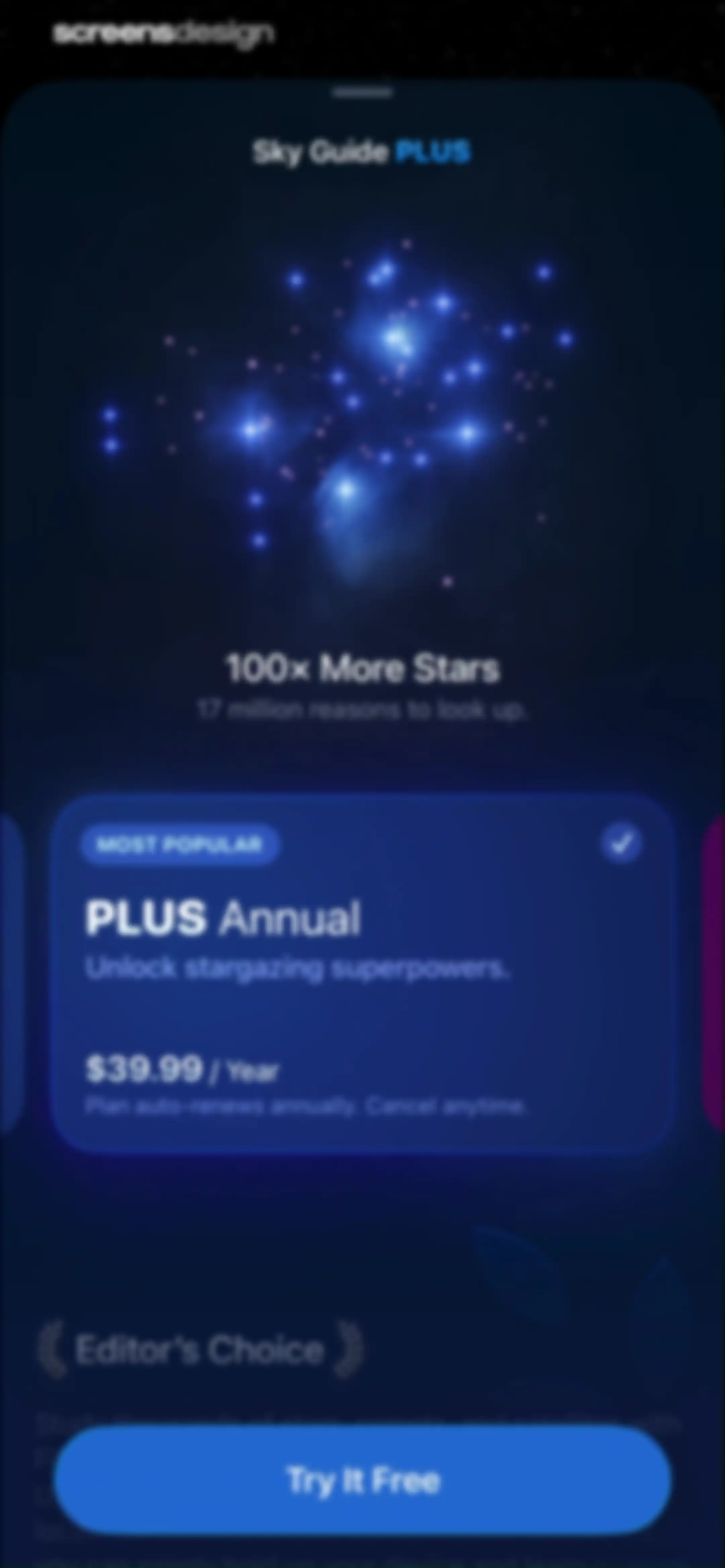 Sky Guide screen 6
