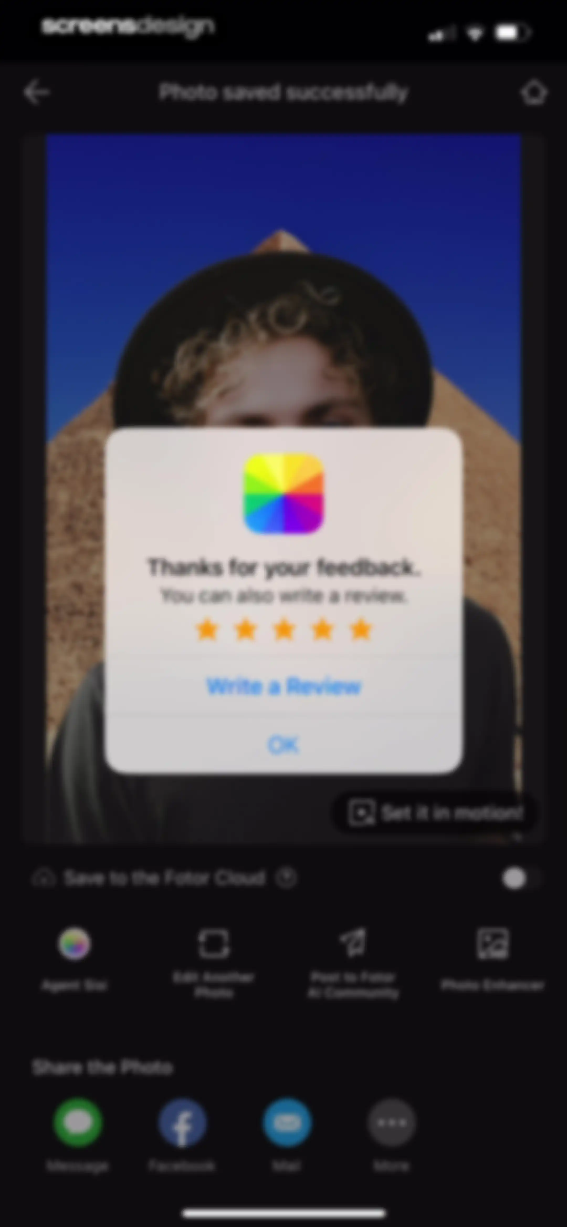 Fotor AI Photo Editor & Video screen 126