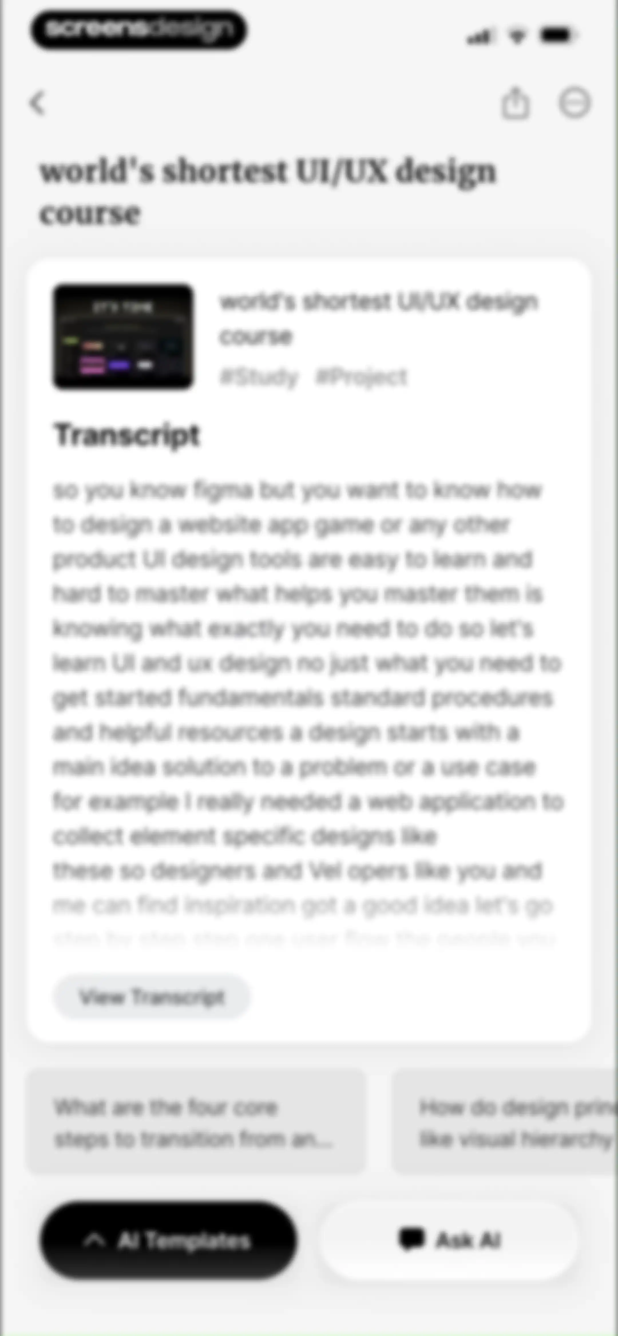 HyNote: AI Note Taker, Summary screen 69