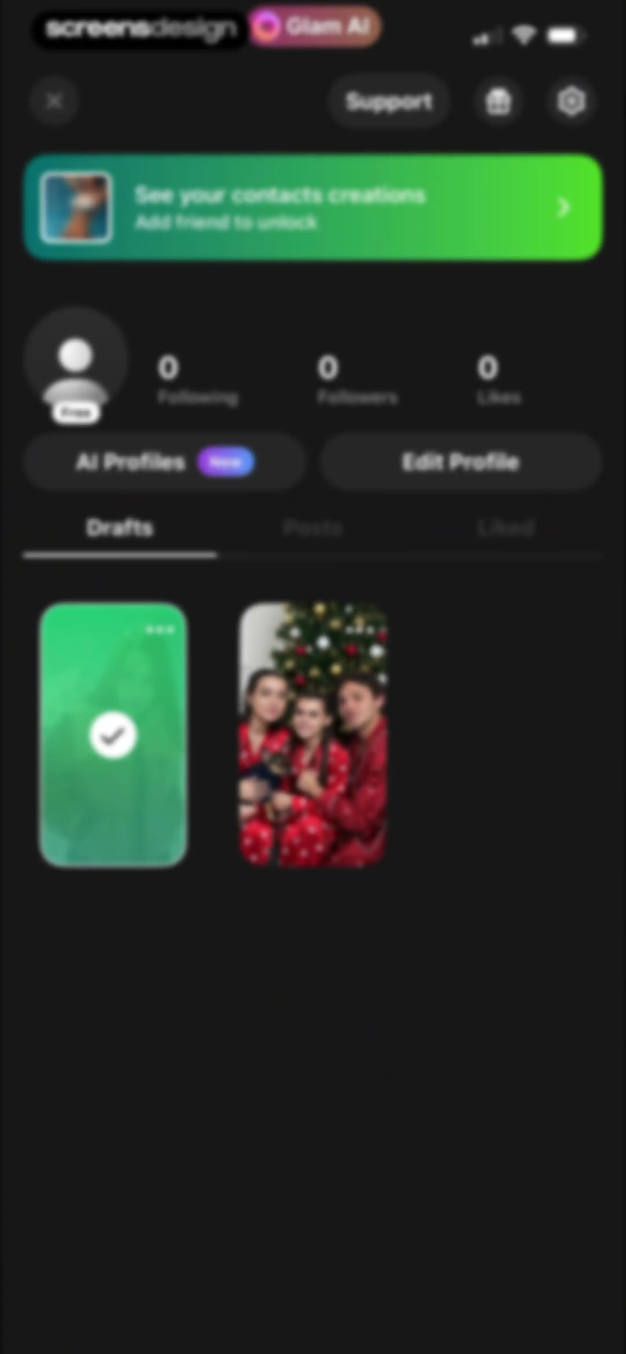 Glam AI: Video & Photo Editor screen 102