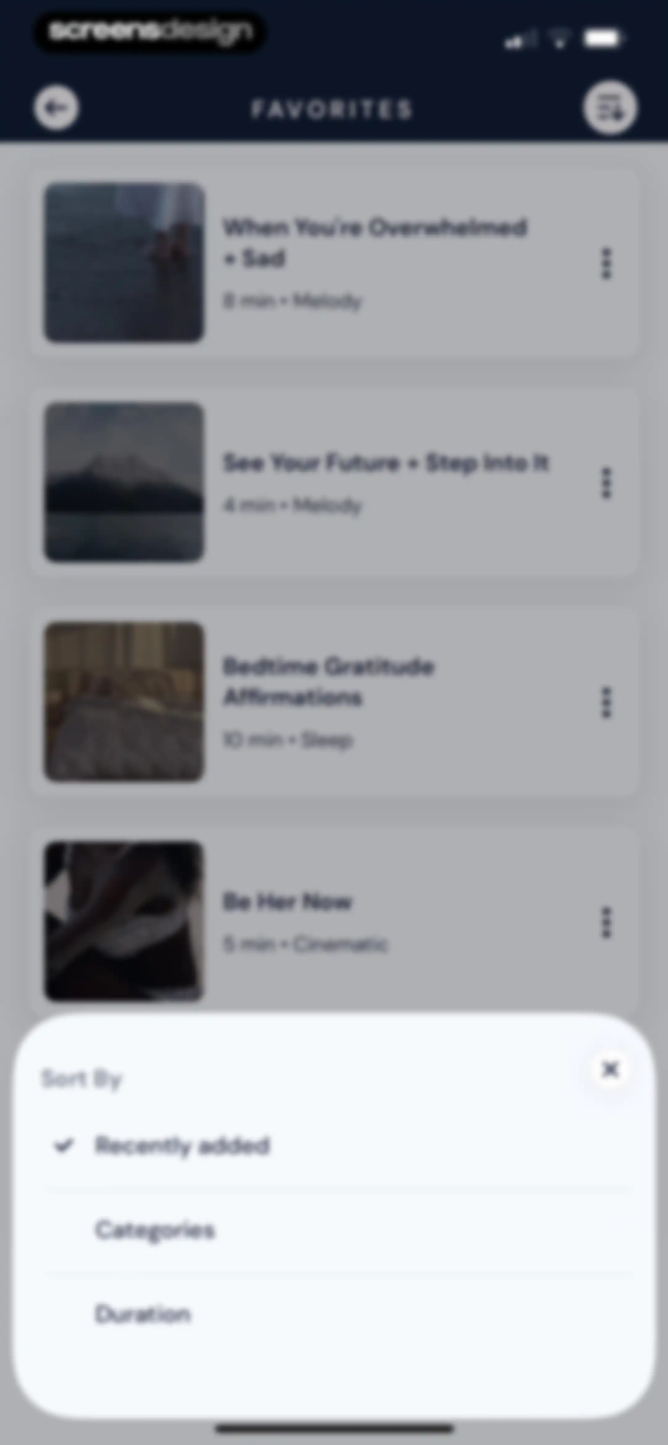 Activations: Daily Motivation screen 80