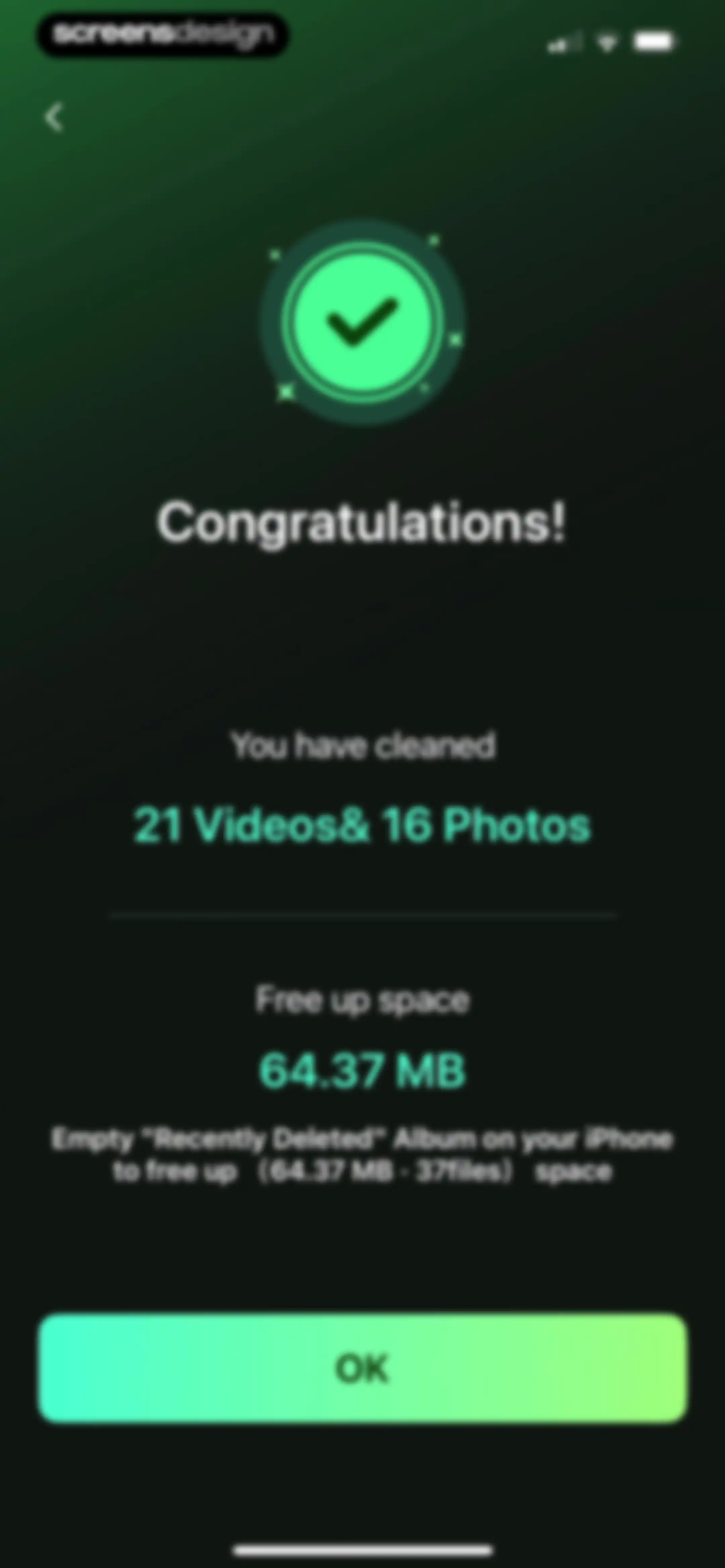 ClearSnap-Clean Up Storage screen 32