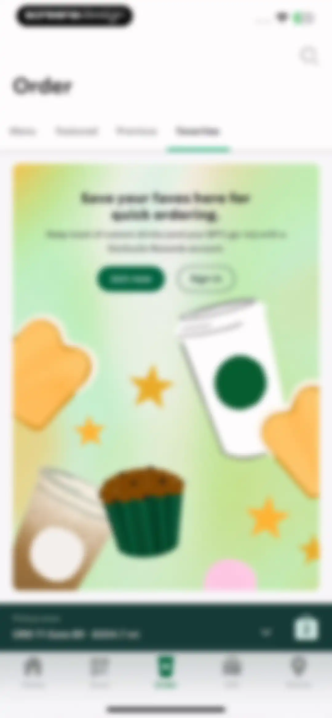 Starbucks screen 36