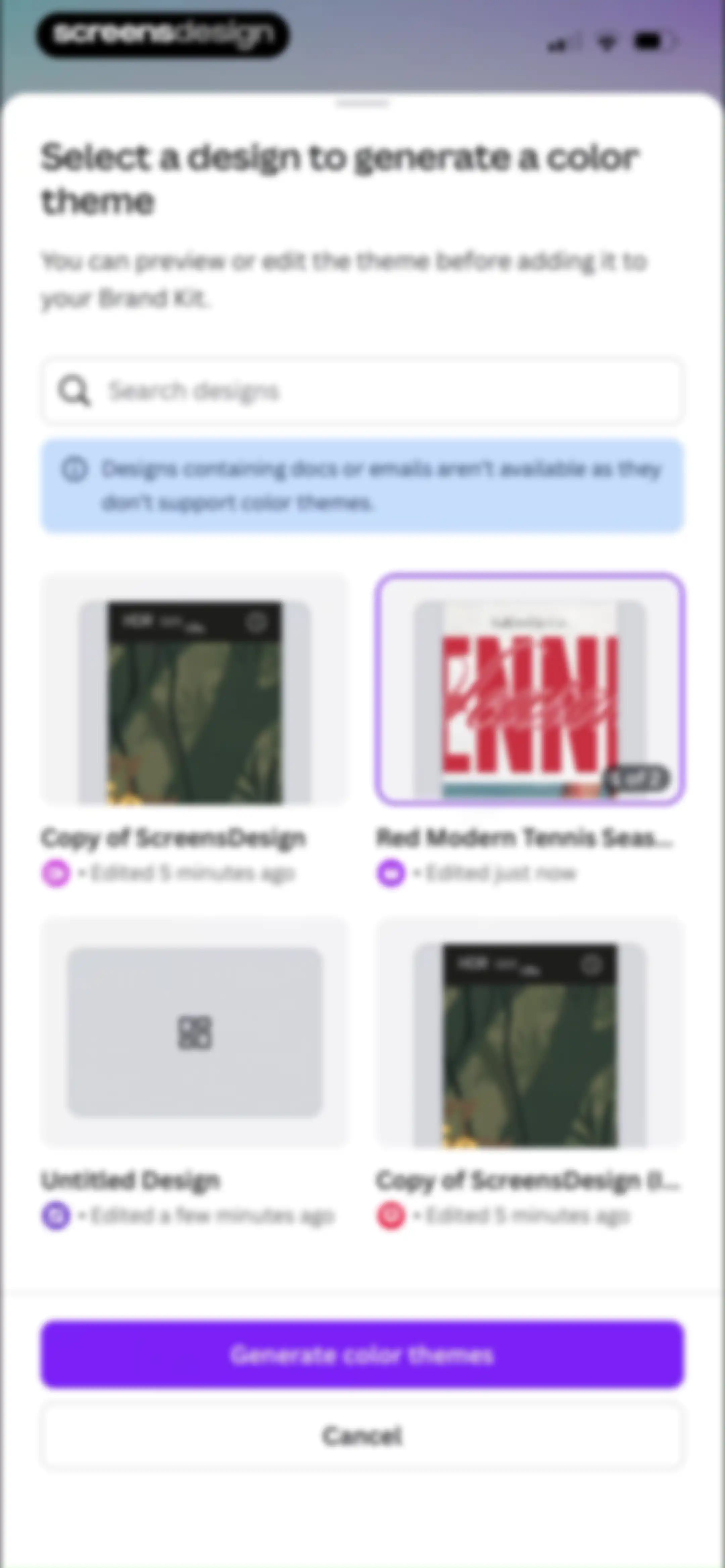 Canva: AI Video & Photo Editor screen 165