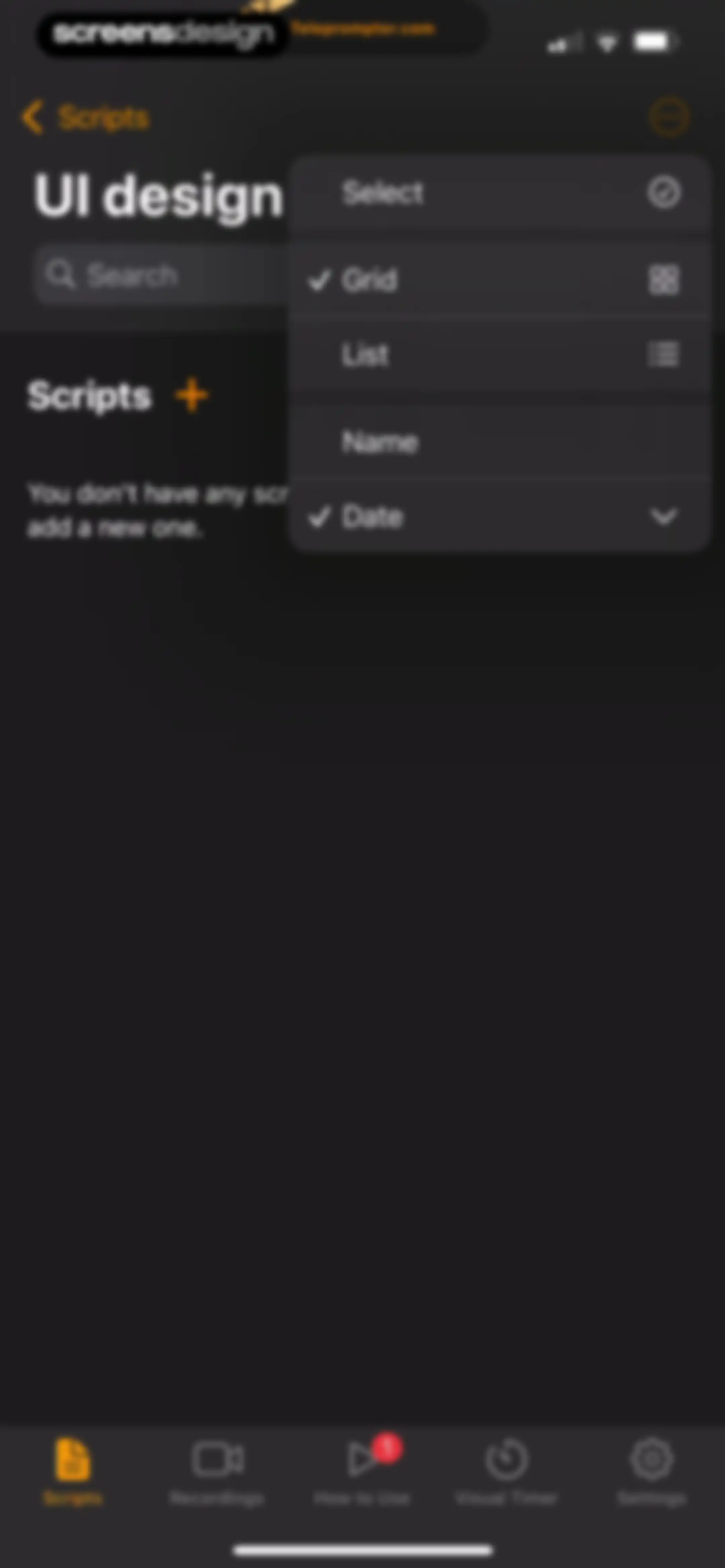 Teleprompter.com screen 117