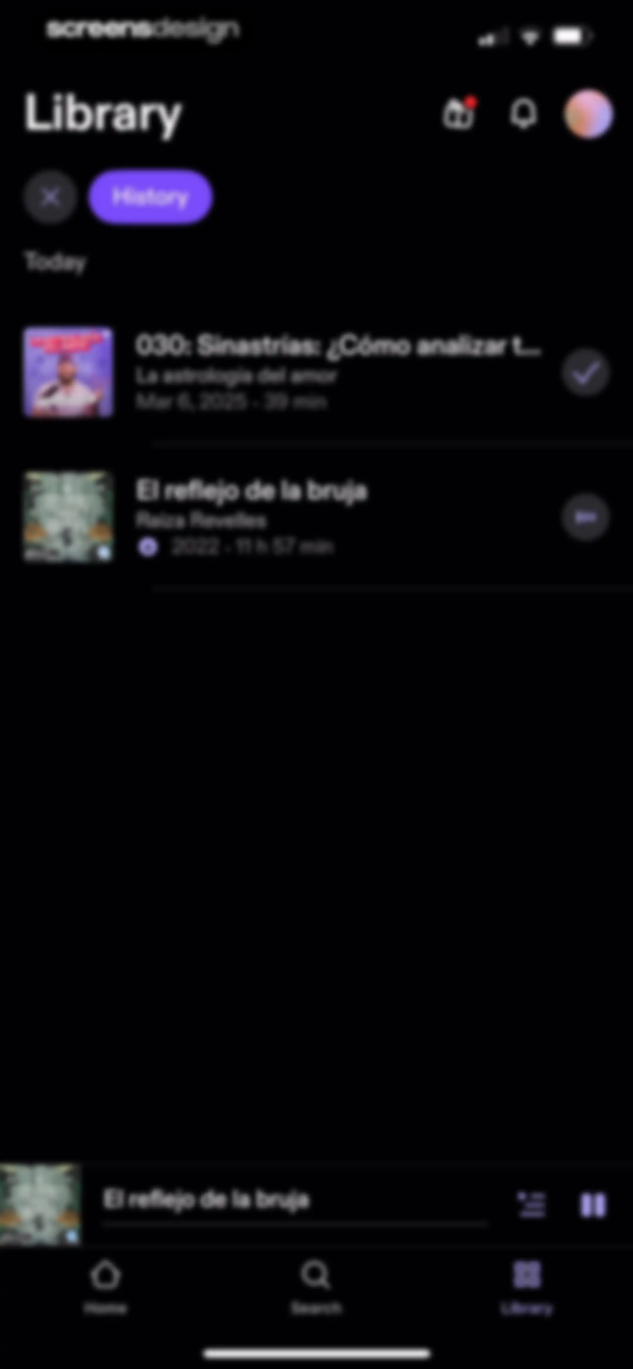 Podimo: Podcasts & audiobooks screen 94