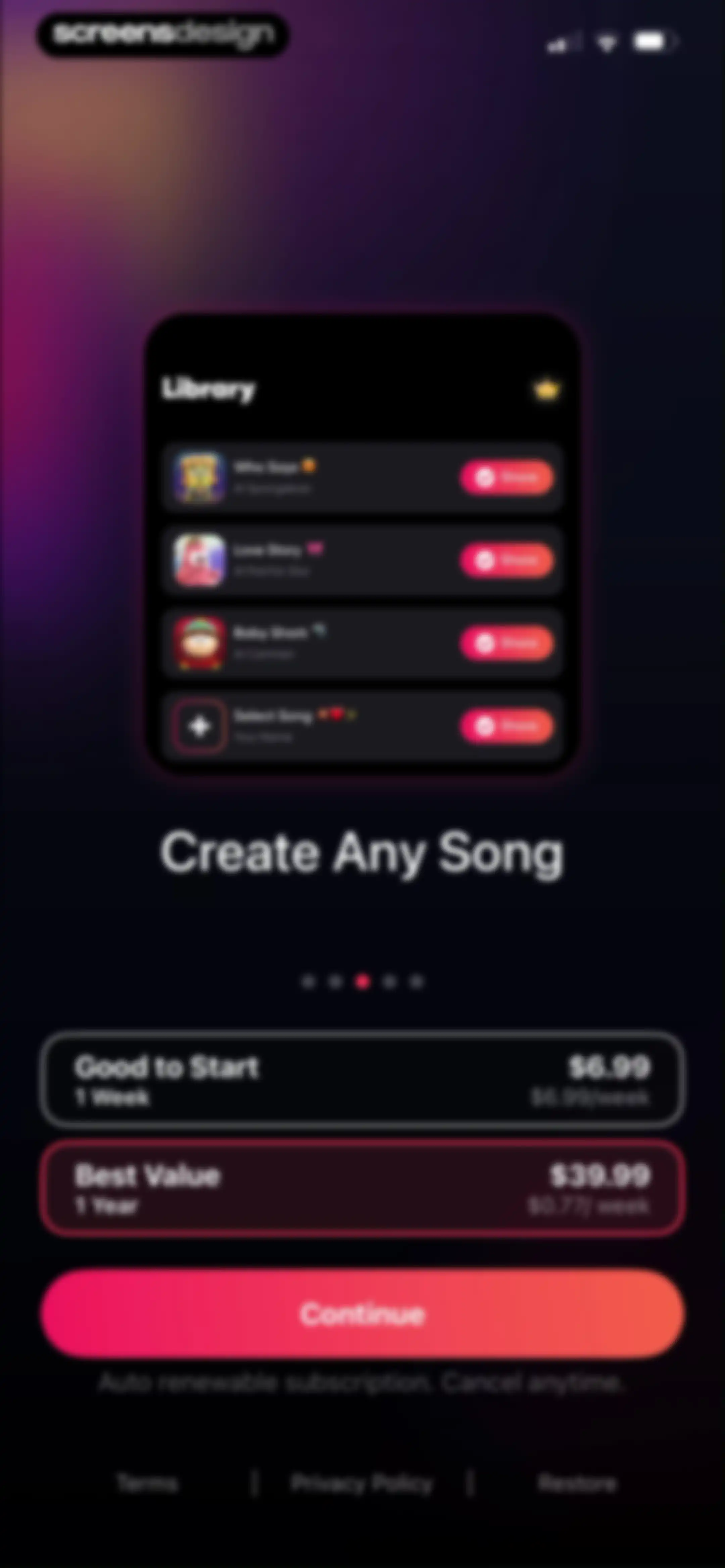 VocalMe: AI Music Generator screen 66