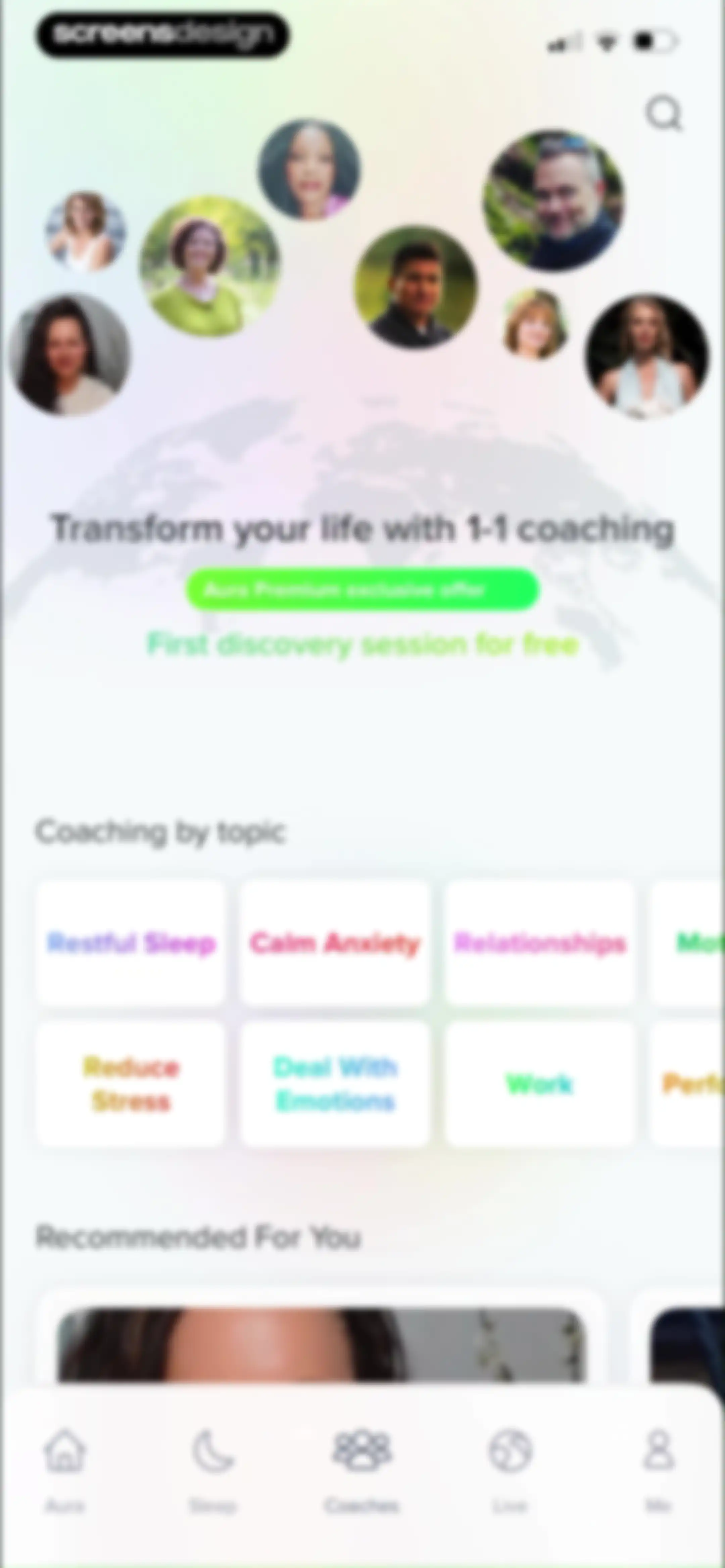 Aura: Meditation & Sleep, CBT screen 106