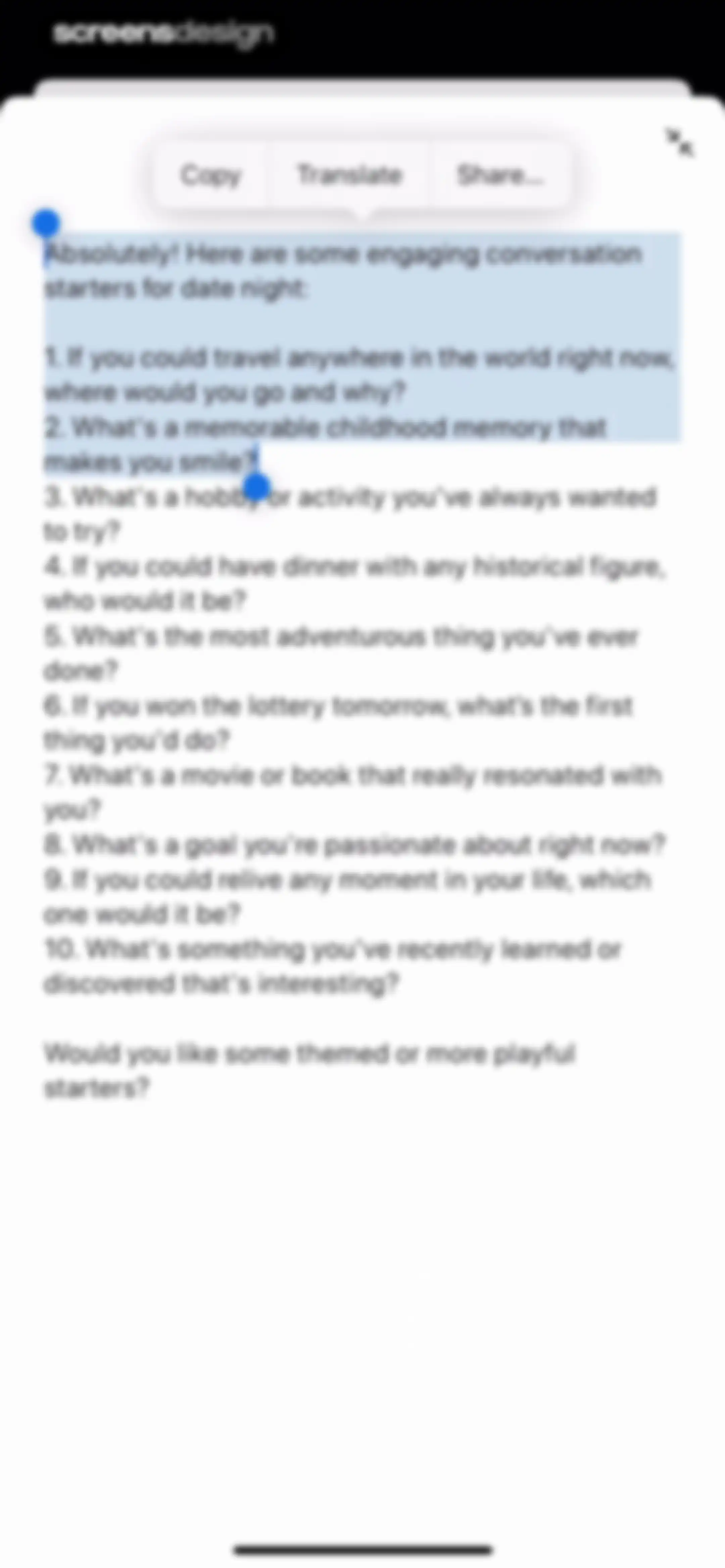 Chatbot App: AI Assistant screen 17