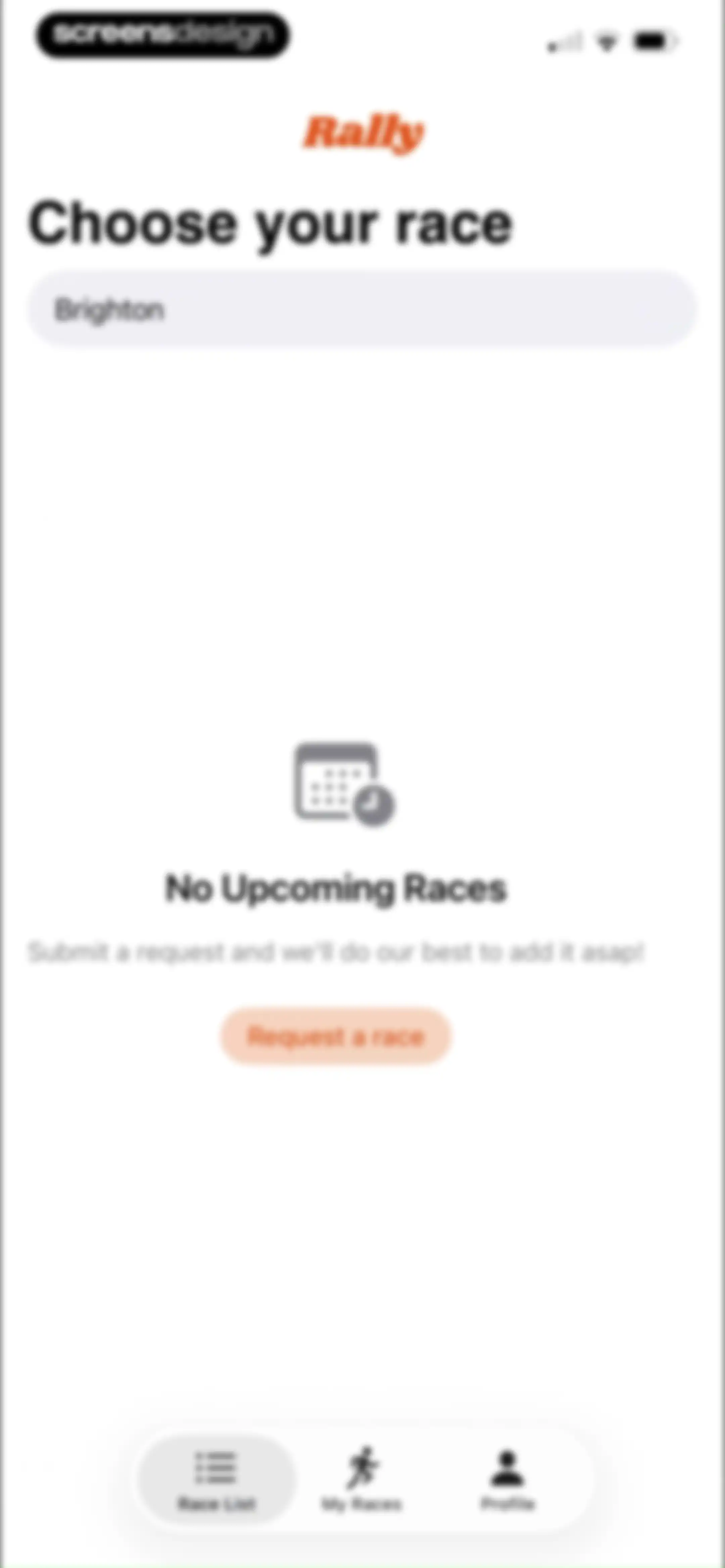 Rally: Voice Notes on Race Day screen 20