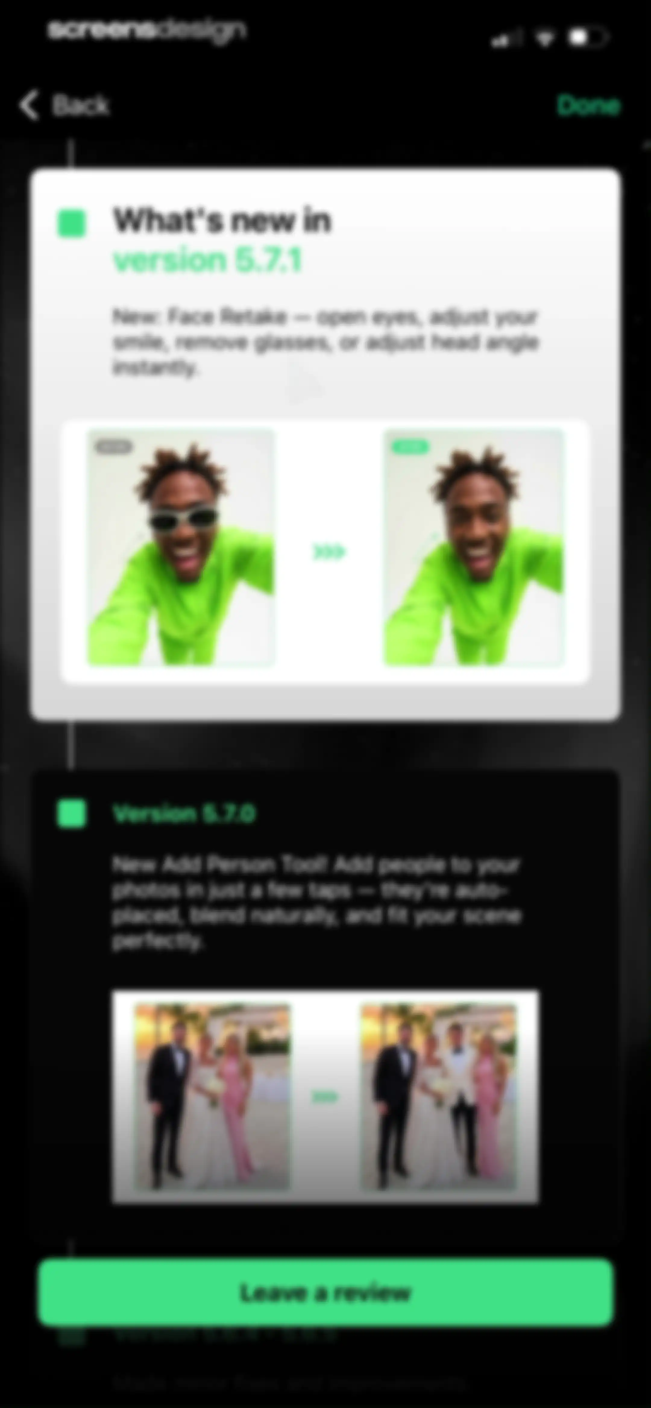 TouchRetouch screen 93
