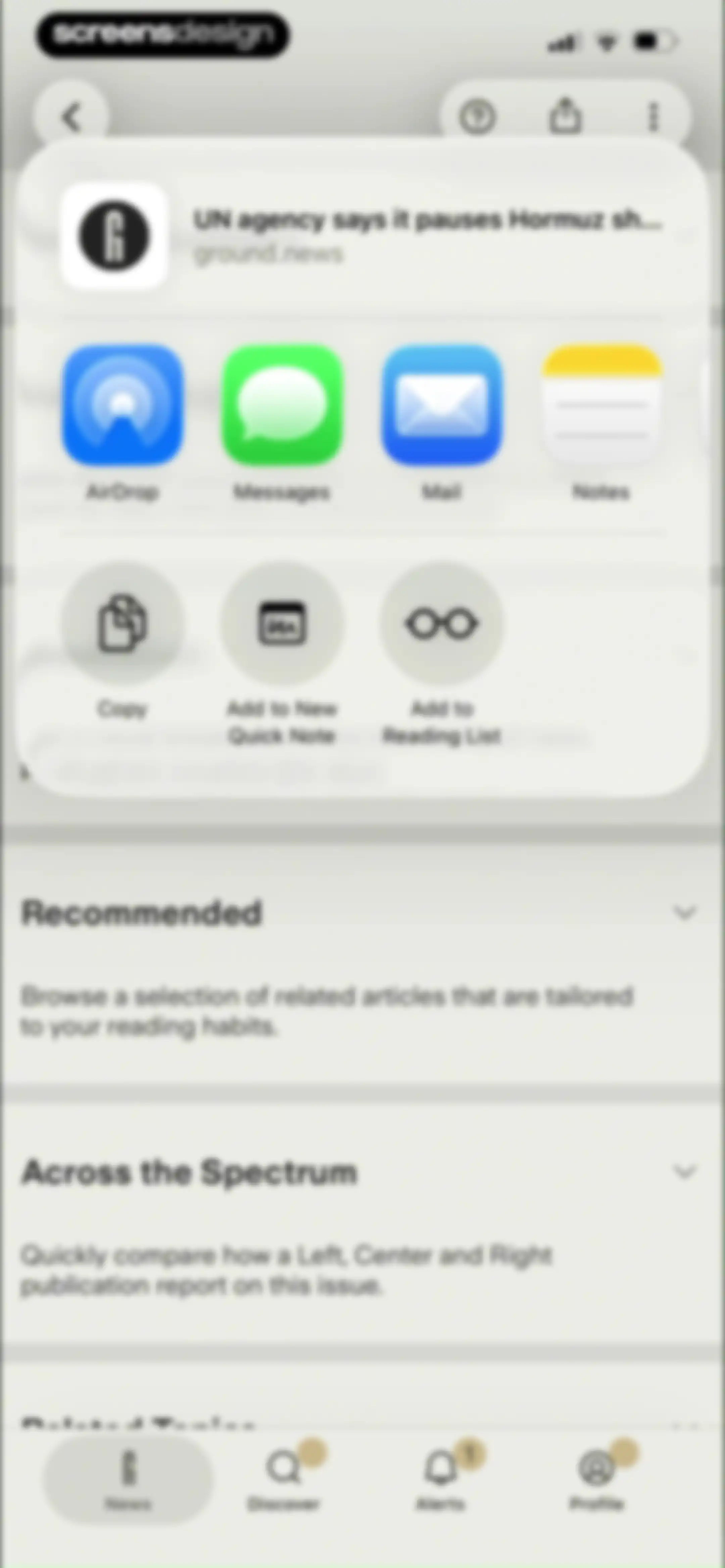 Ground News screen 33