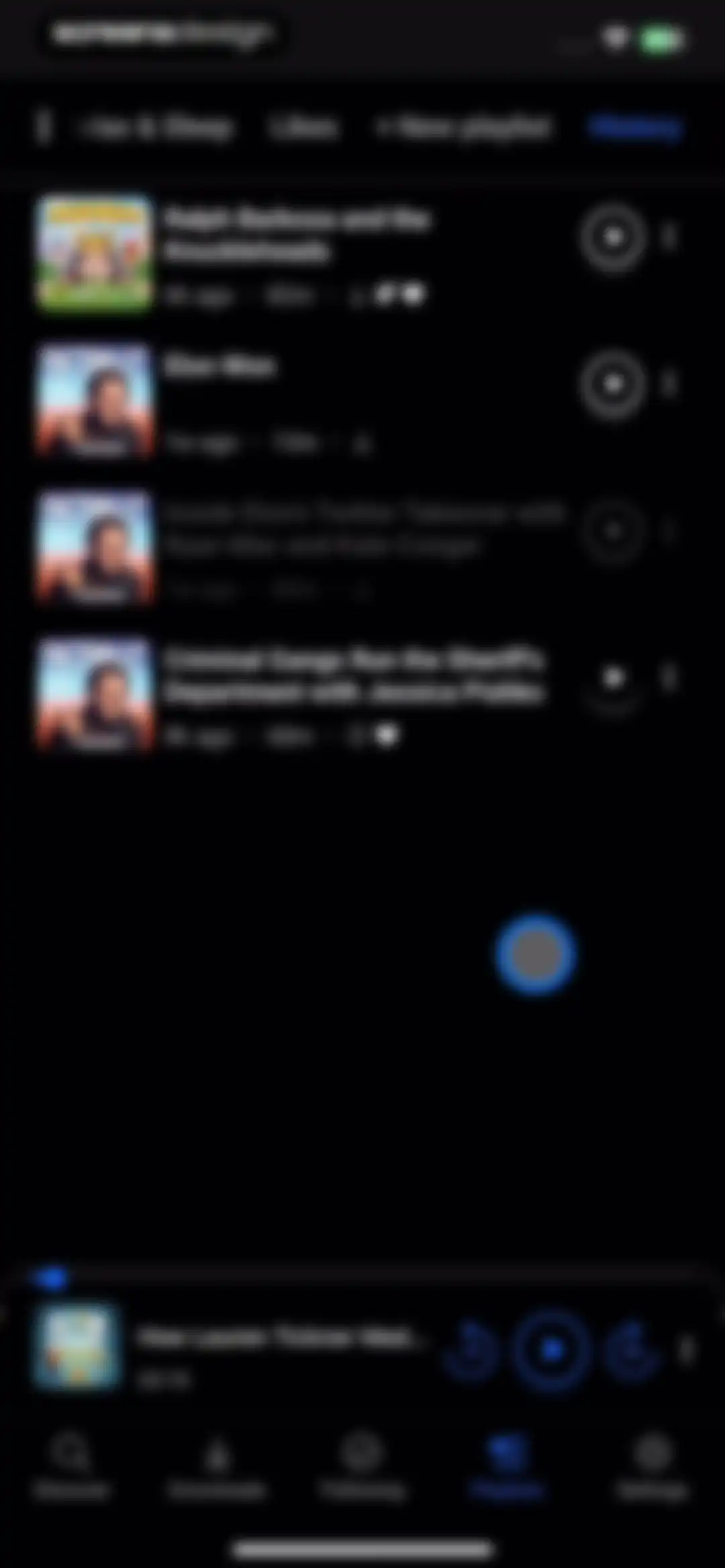 Breaker—The social podcast app screen 97