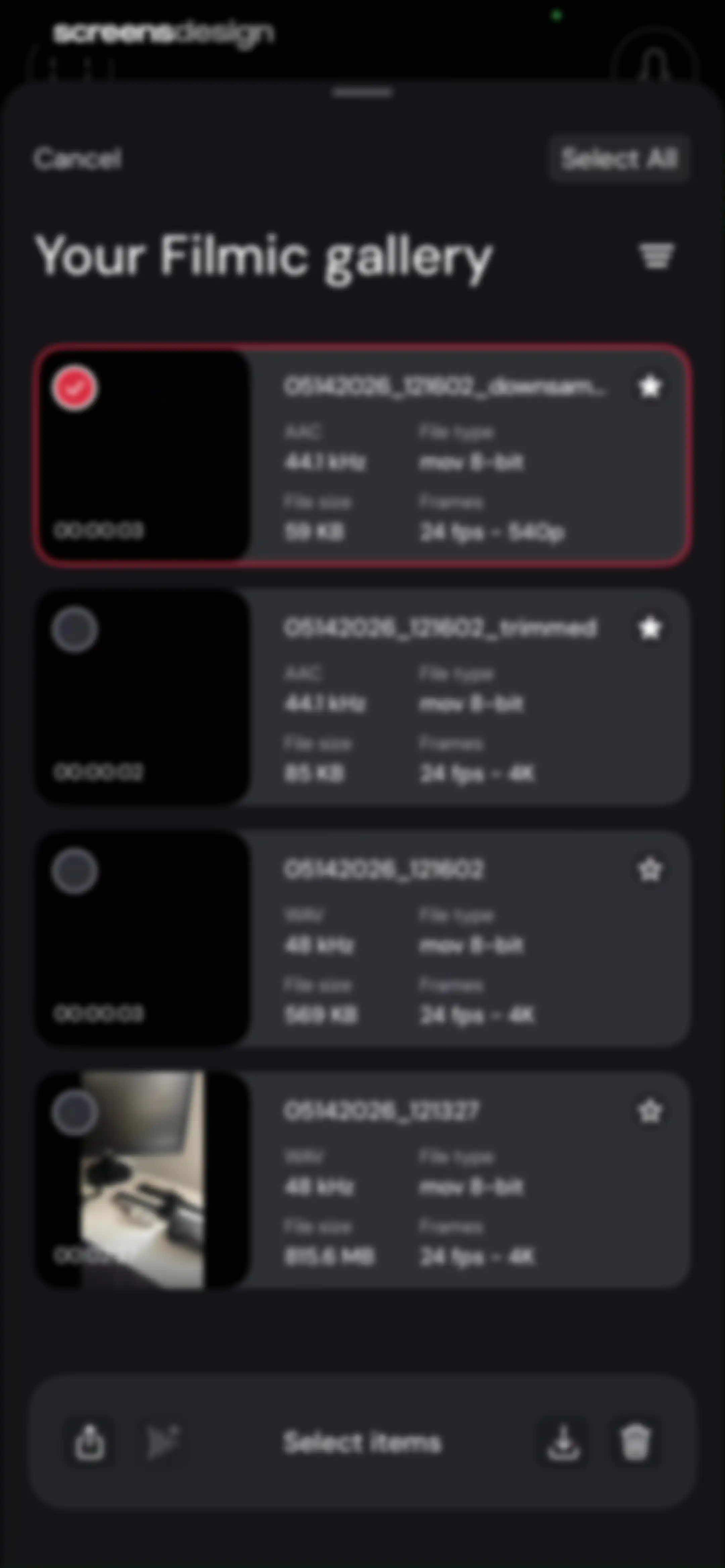 Filmic Pro－Video Camera screen 59