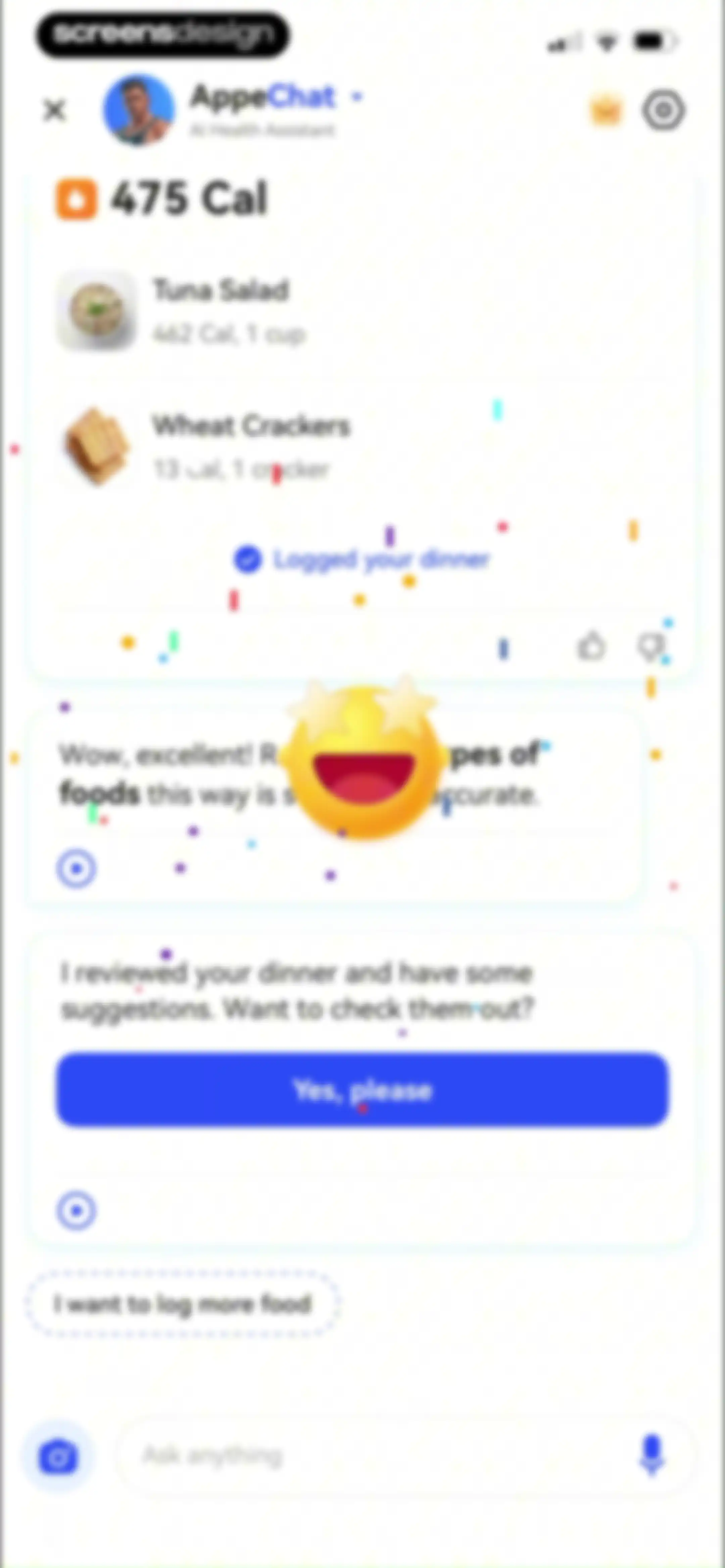 AI Calorie Counter - Appediet screen 134
