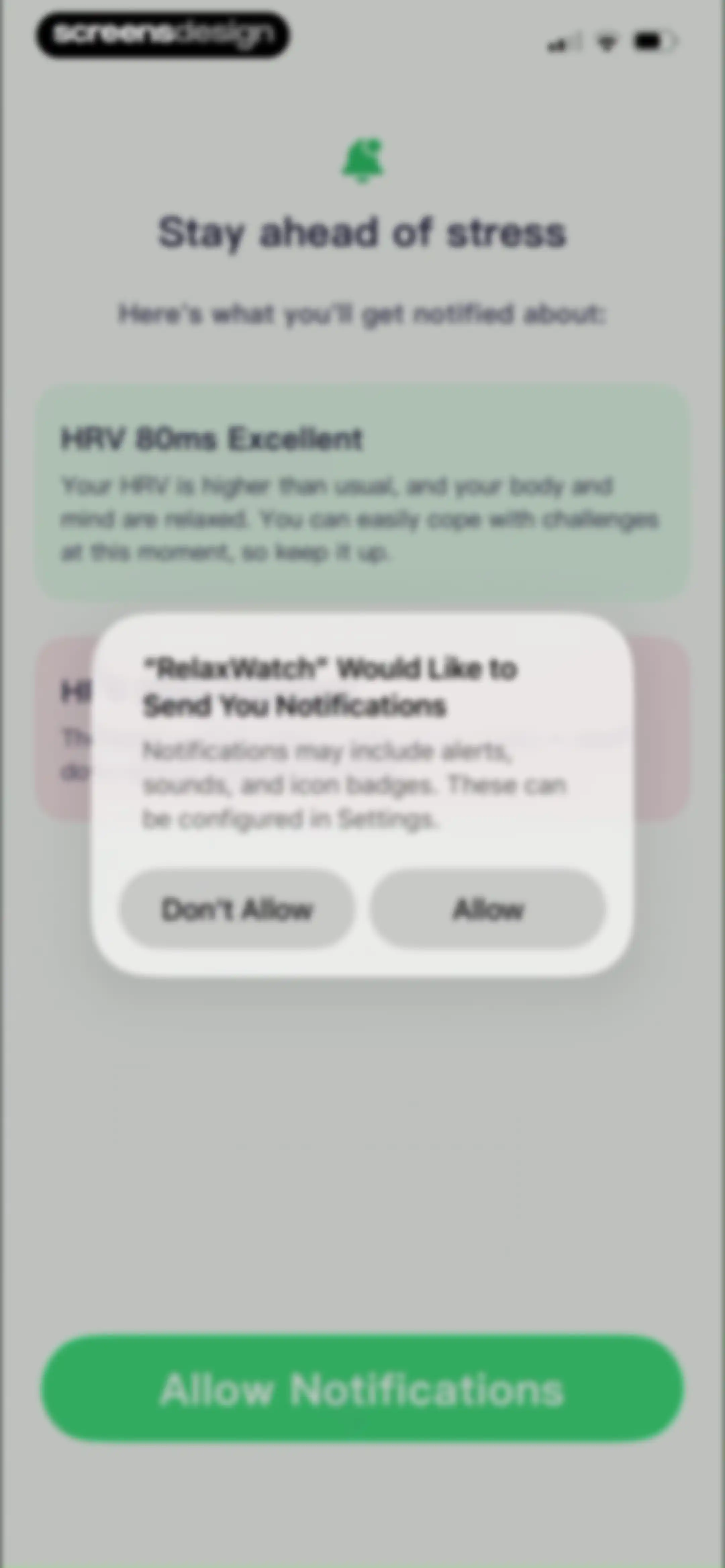 RelaxWatch: Stress&HRV Tracker screen 9