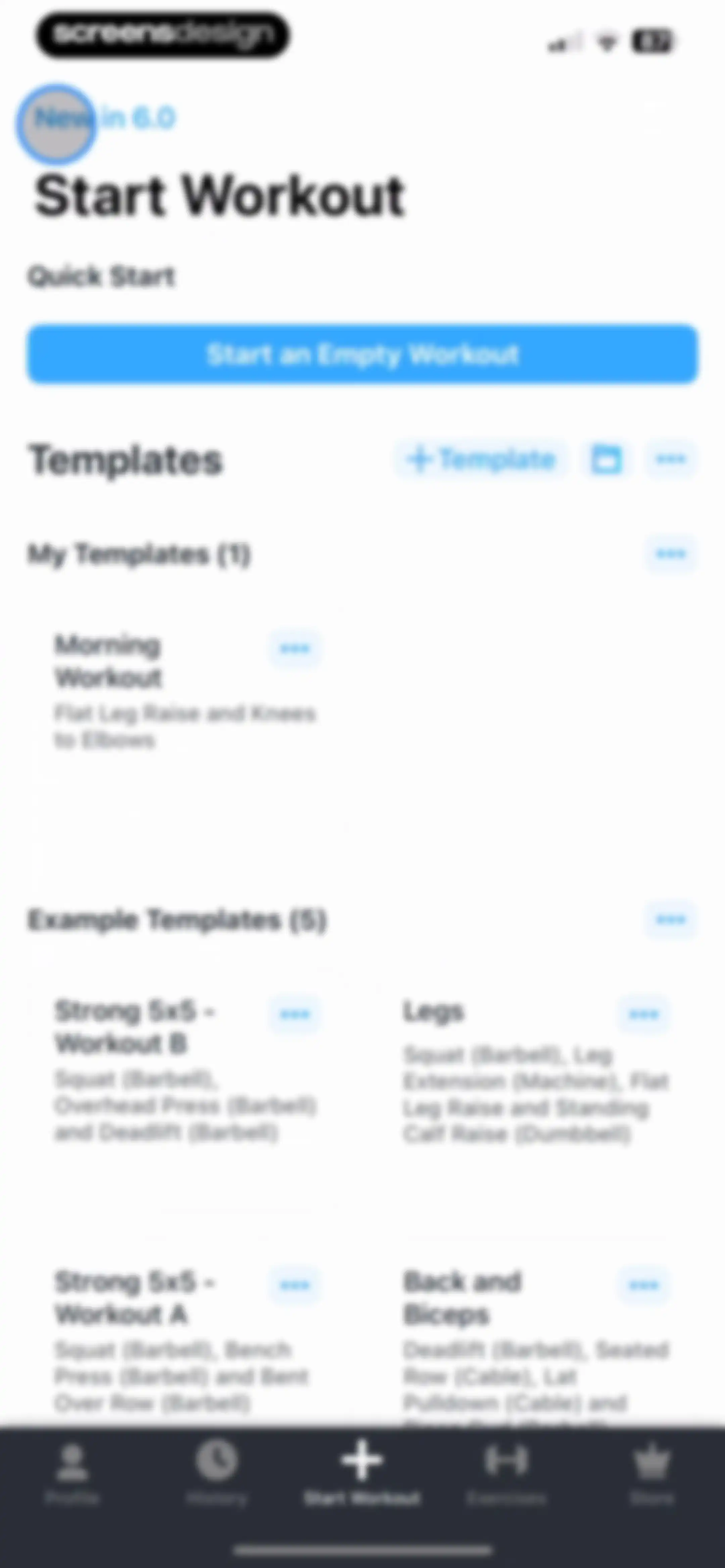 Strong Workout Tracker Gym Log screen 55