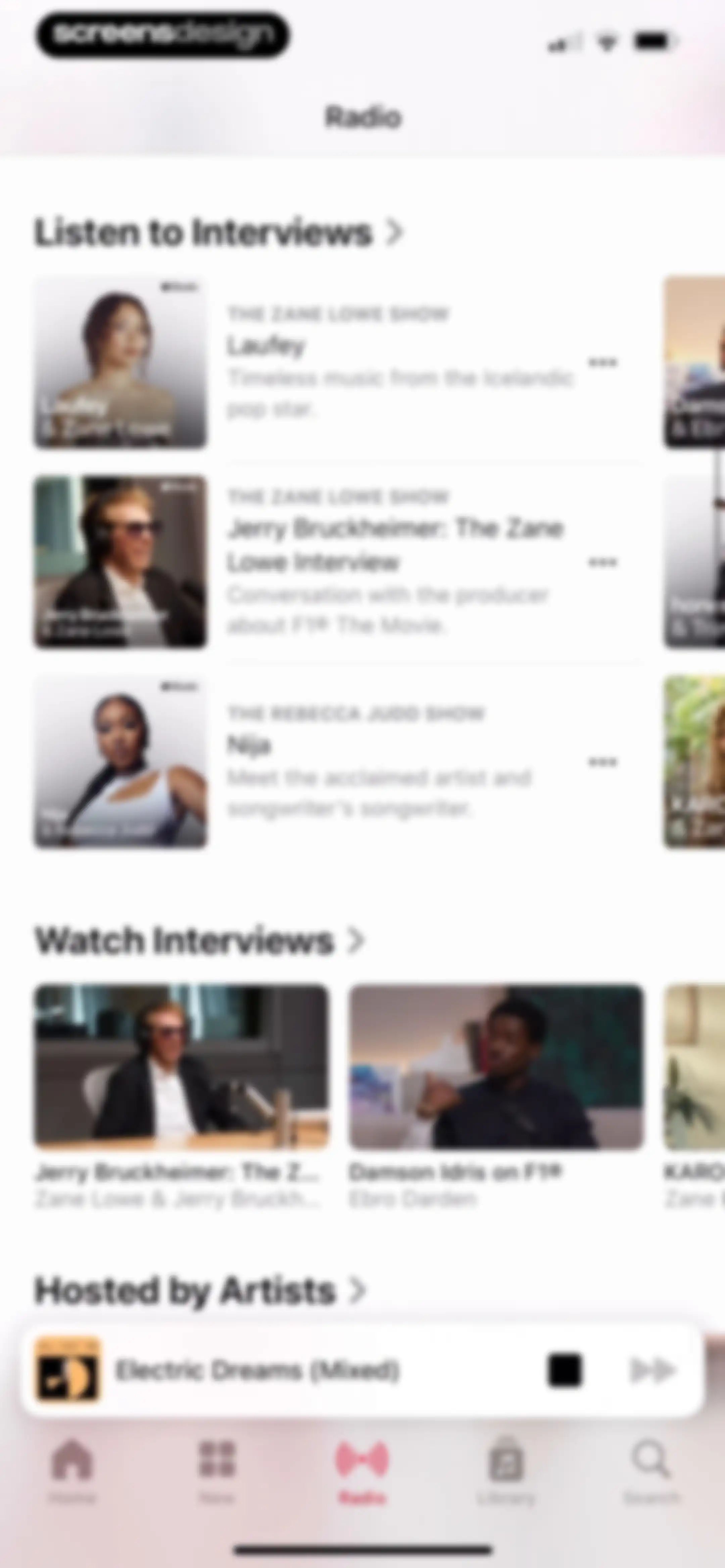 Apple Music screen 82