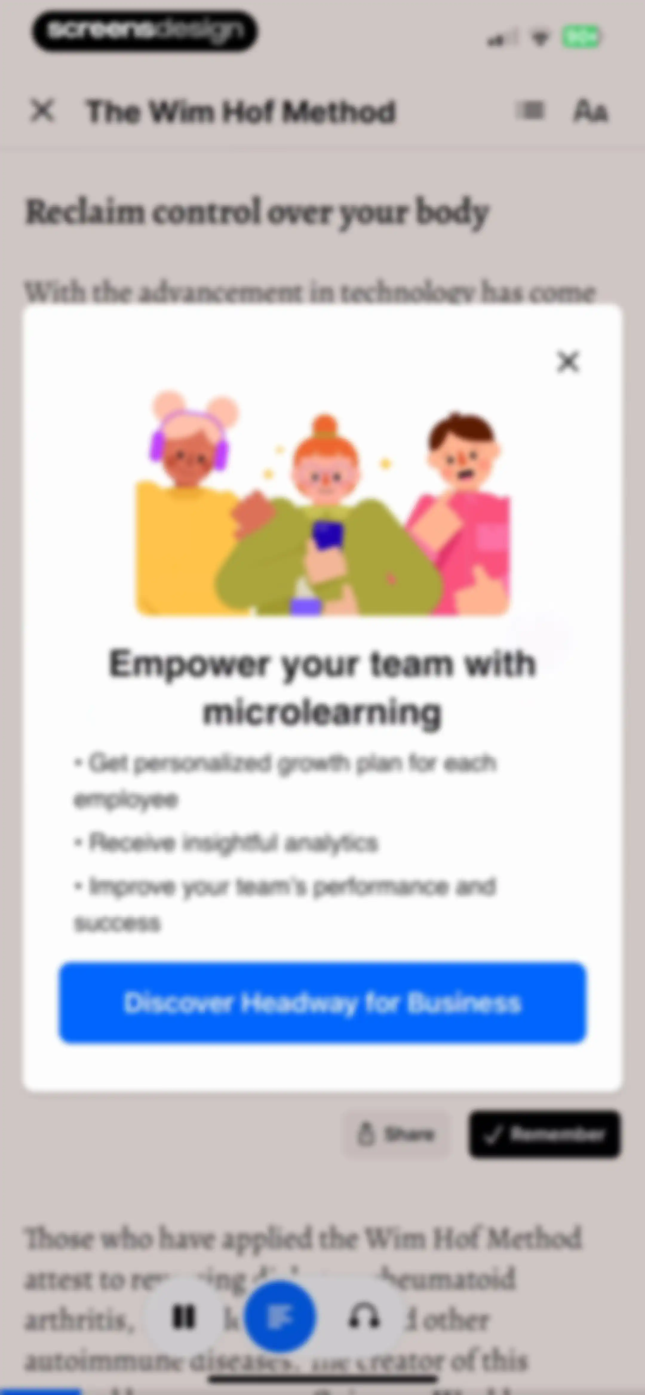 Headway - Daily Micro Learning screen 102