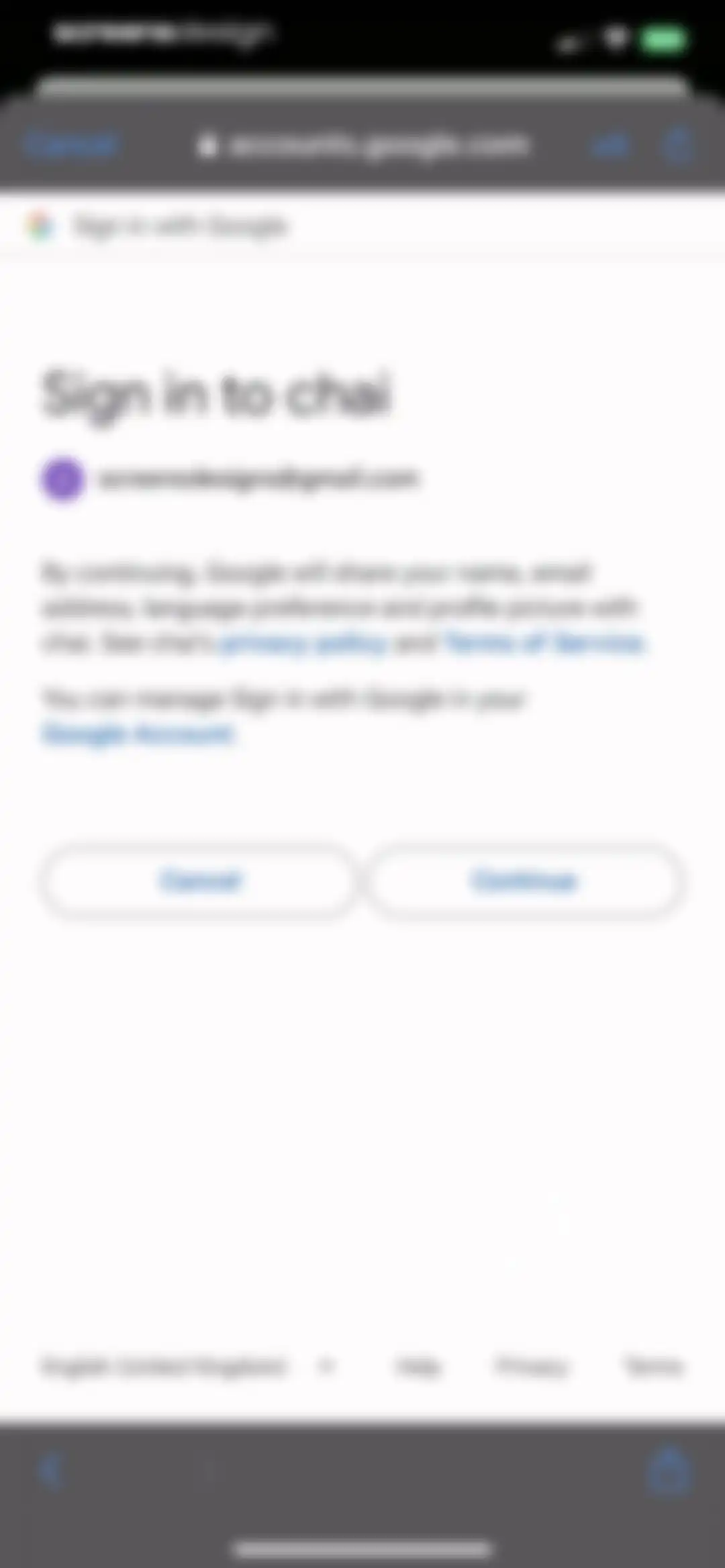 CHAI: Social AI Platform- Chat screen 5