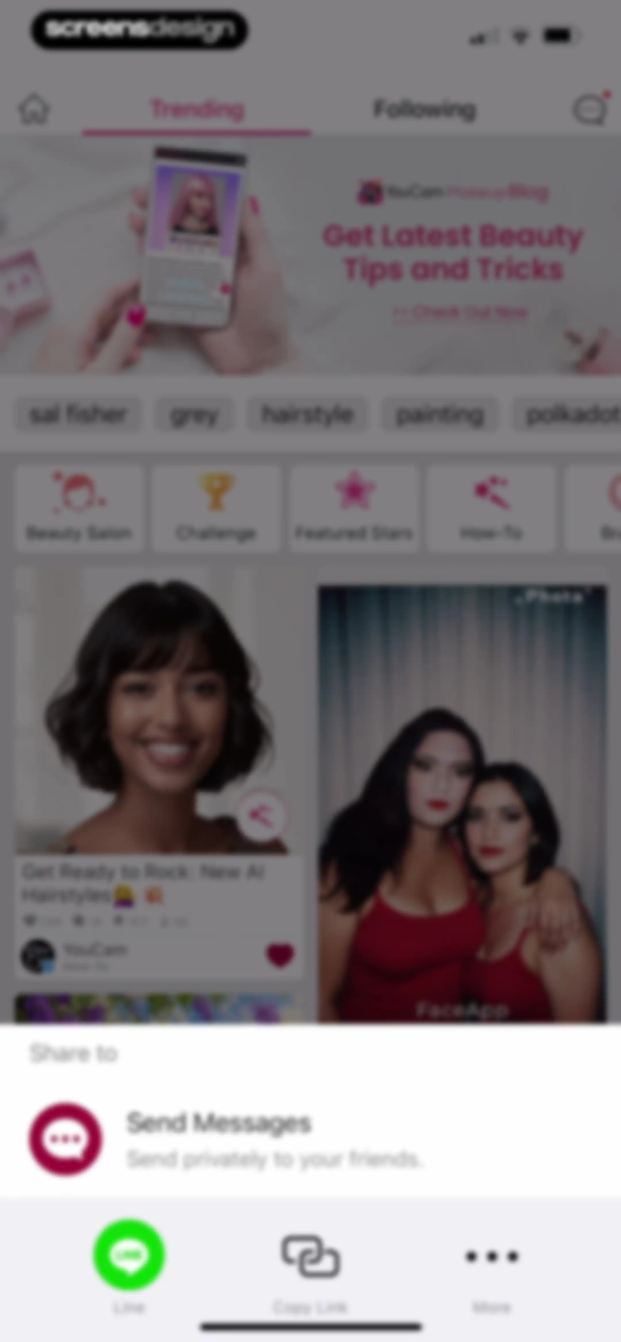 YouCam Makeup: Face Editor screen 80