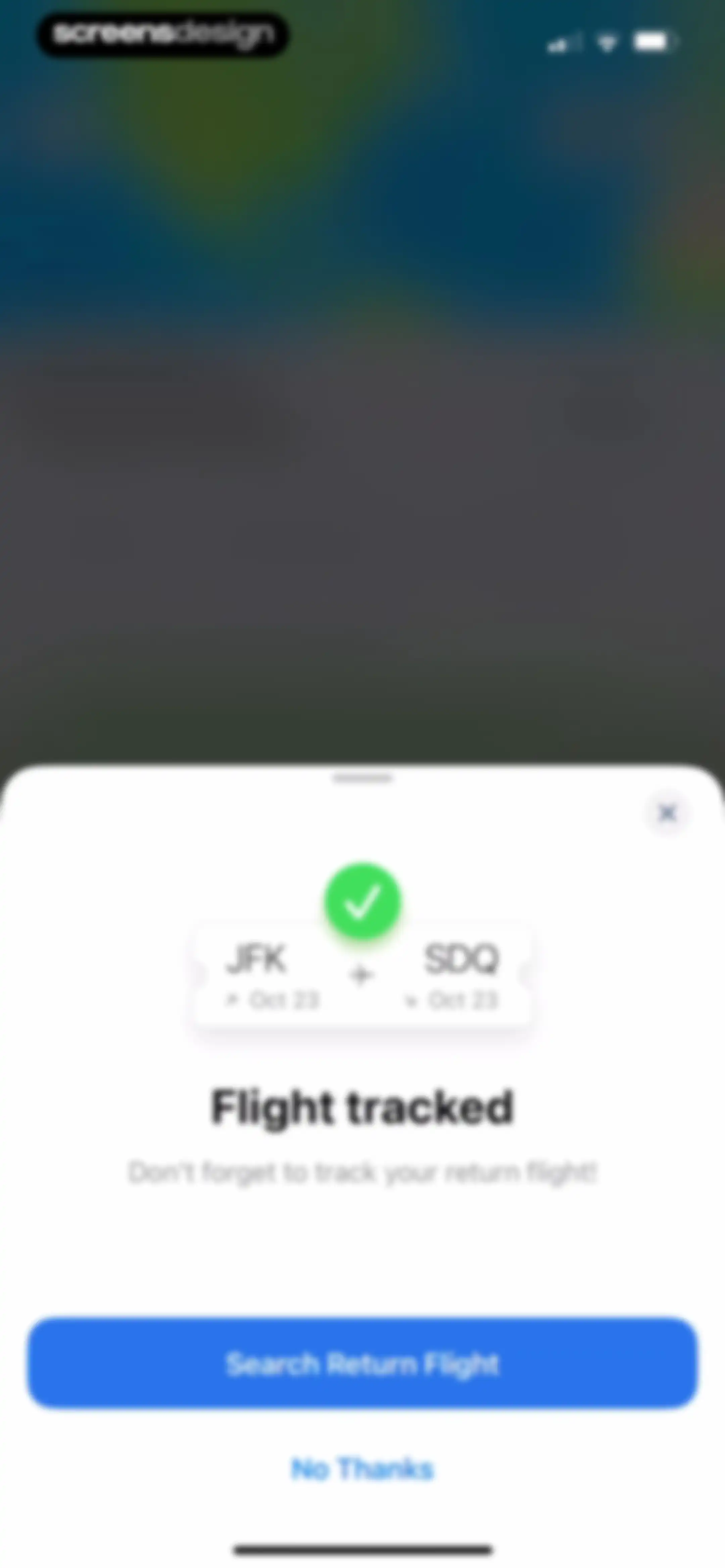 Flight Tracker + screen 48