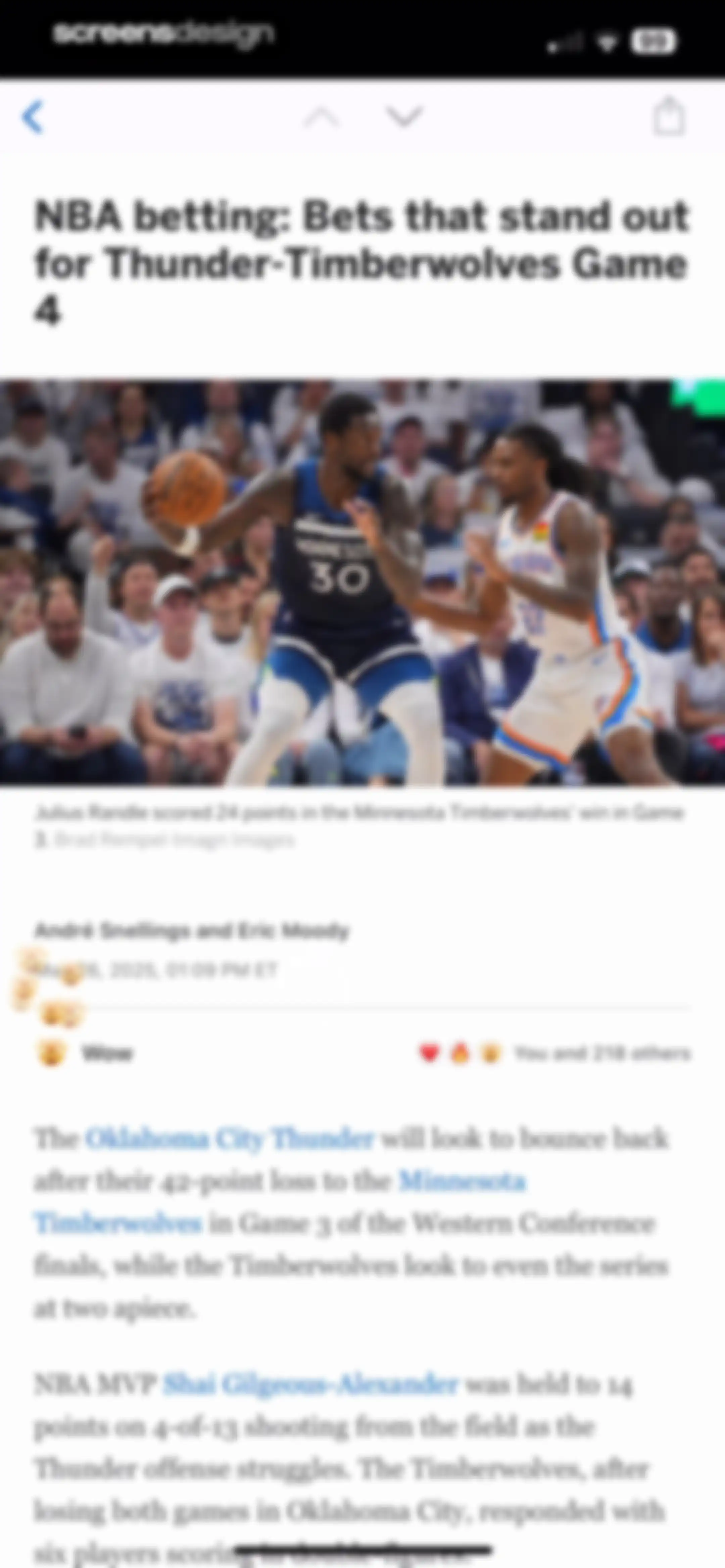 ESPN: Live Sports & Scores screen 34