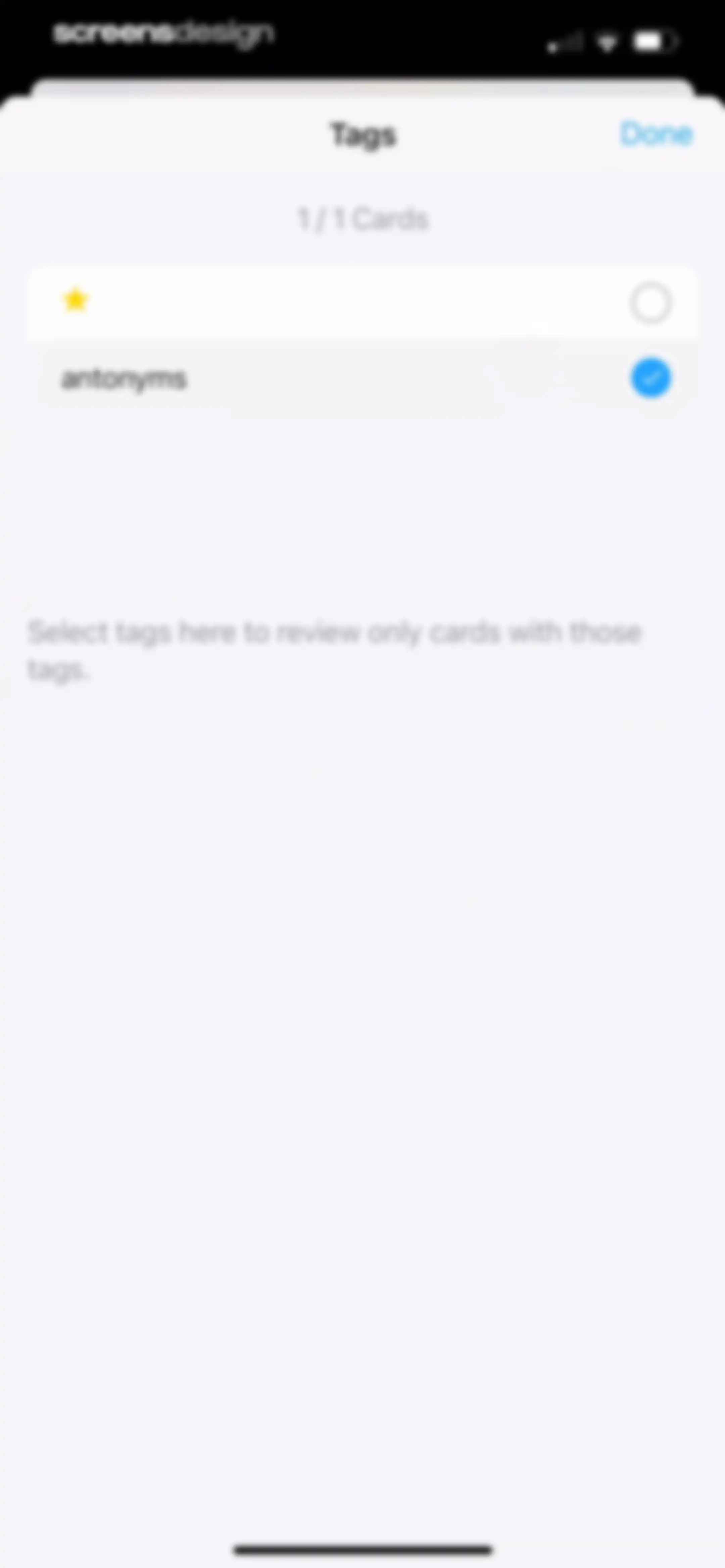 AlgoApp - Flashcards screen 37