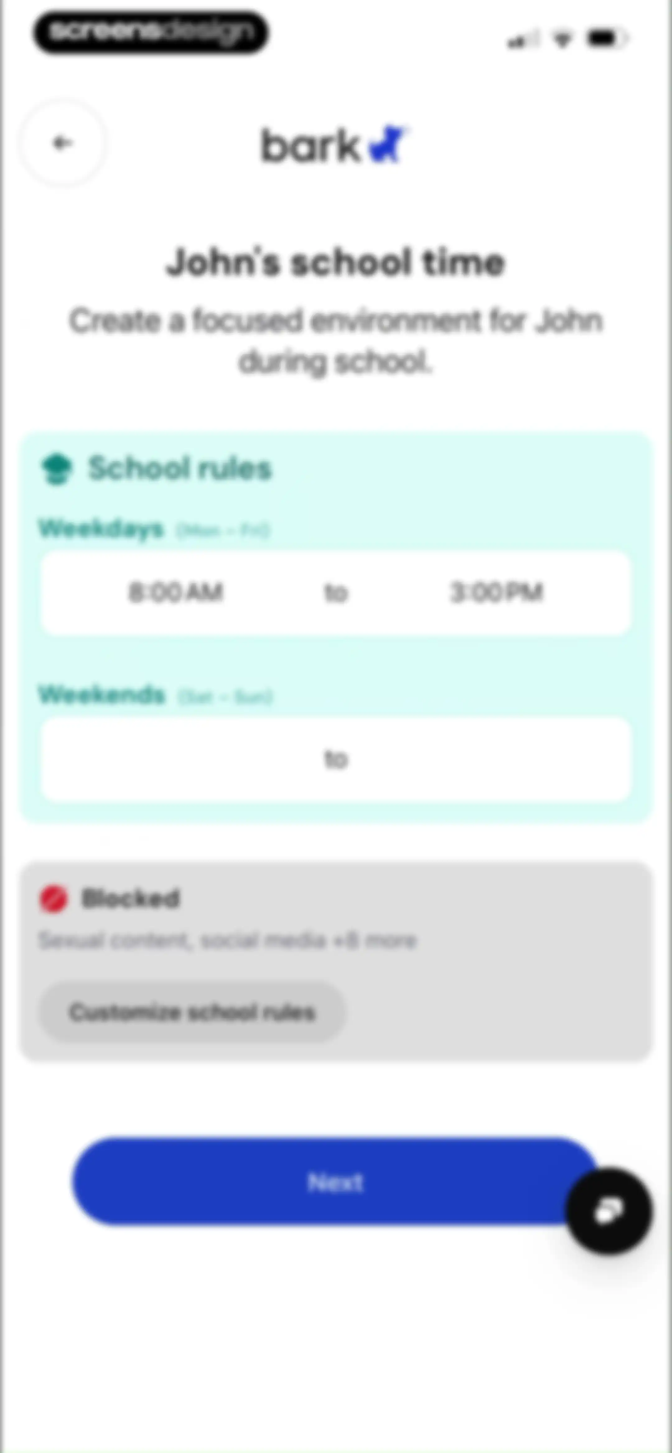 Bark - Parental Controls screen 44
