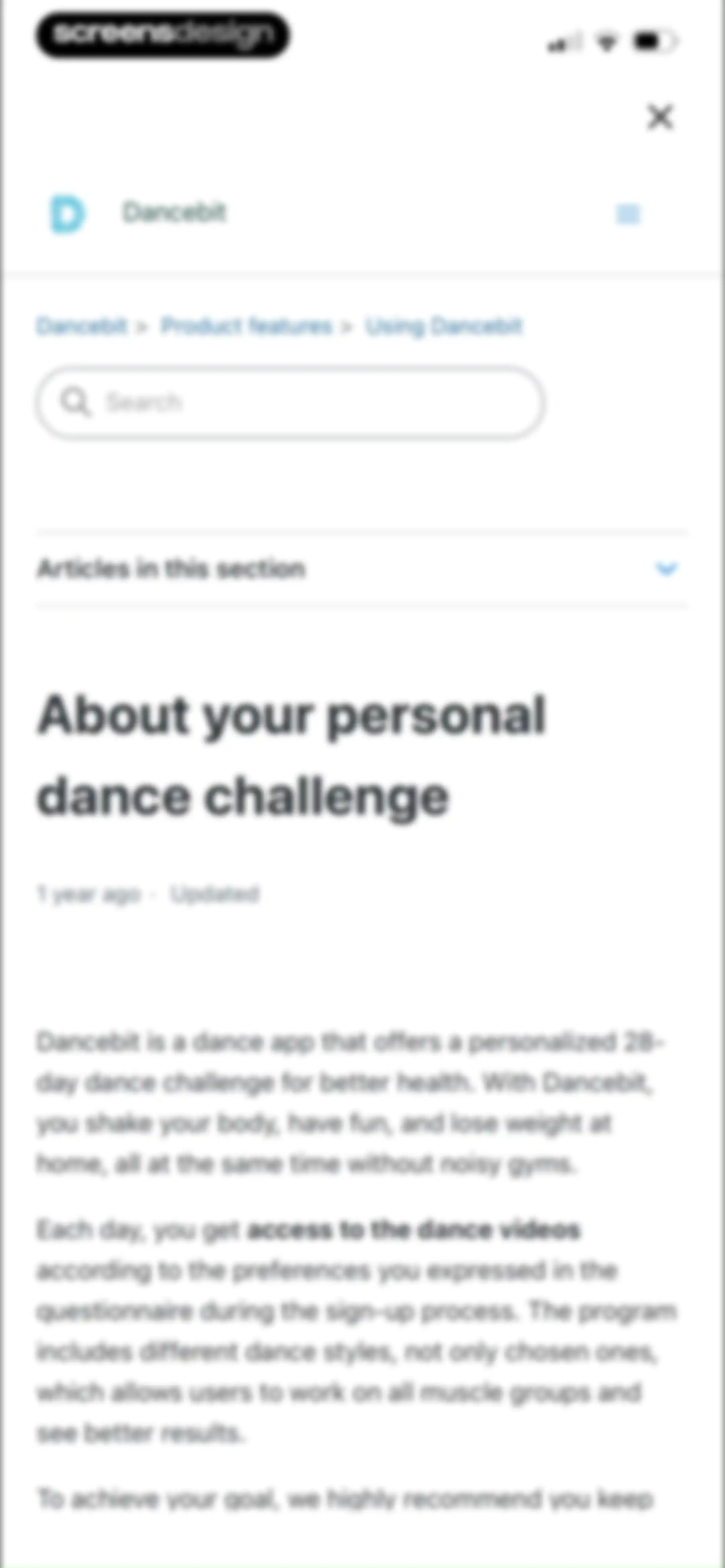Dancebit: Home Dance Workouts screen 120