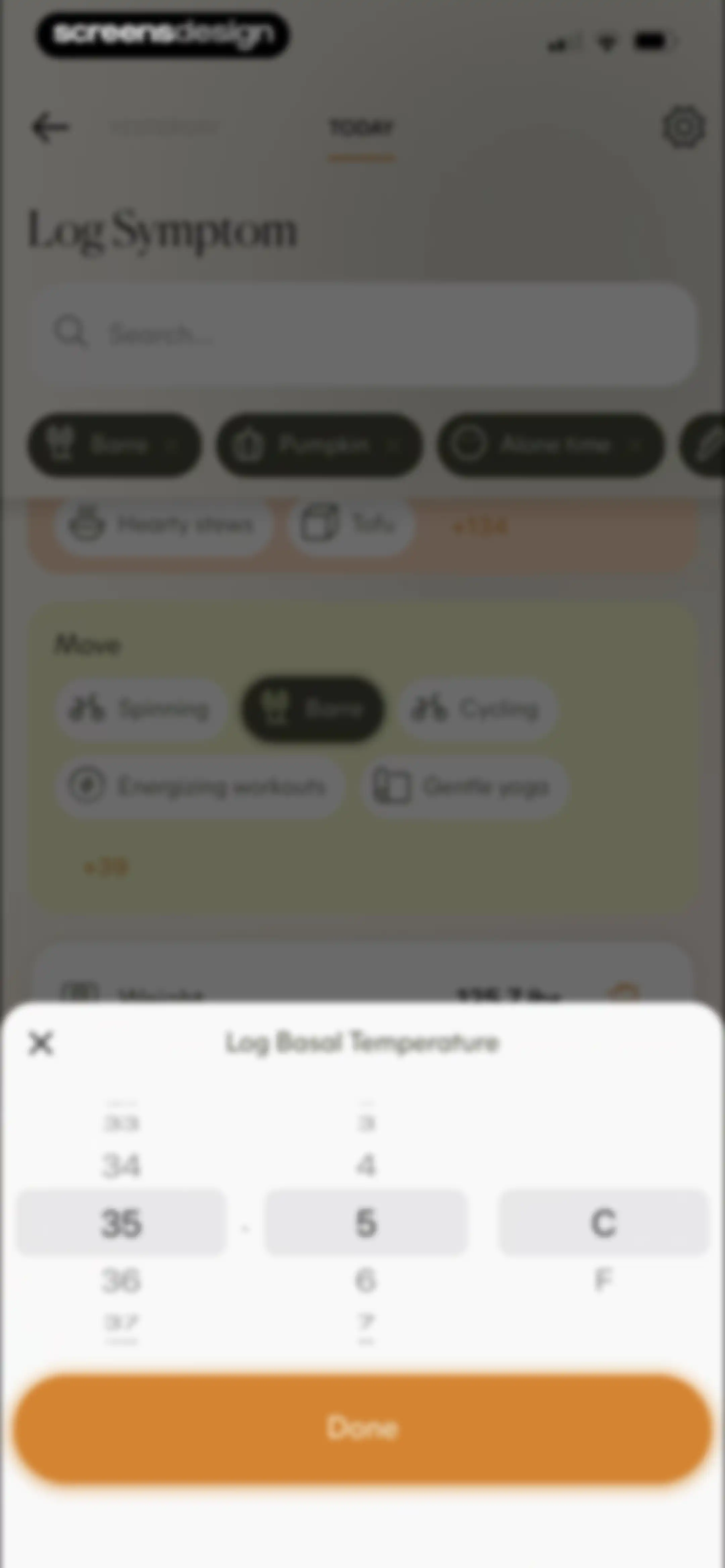 Lively - Period Tracker, Cycle screen 39