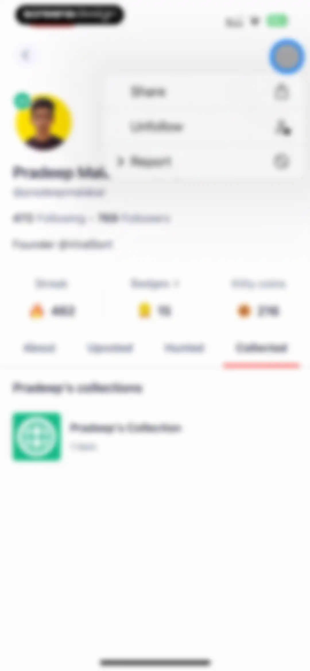 Product Hunt screen 64