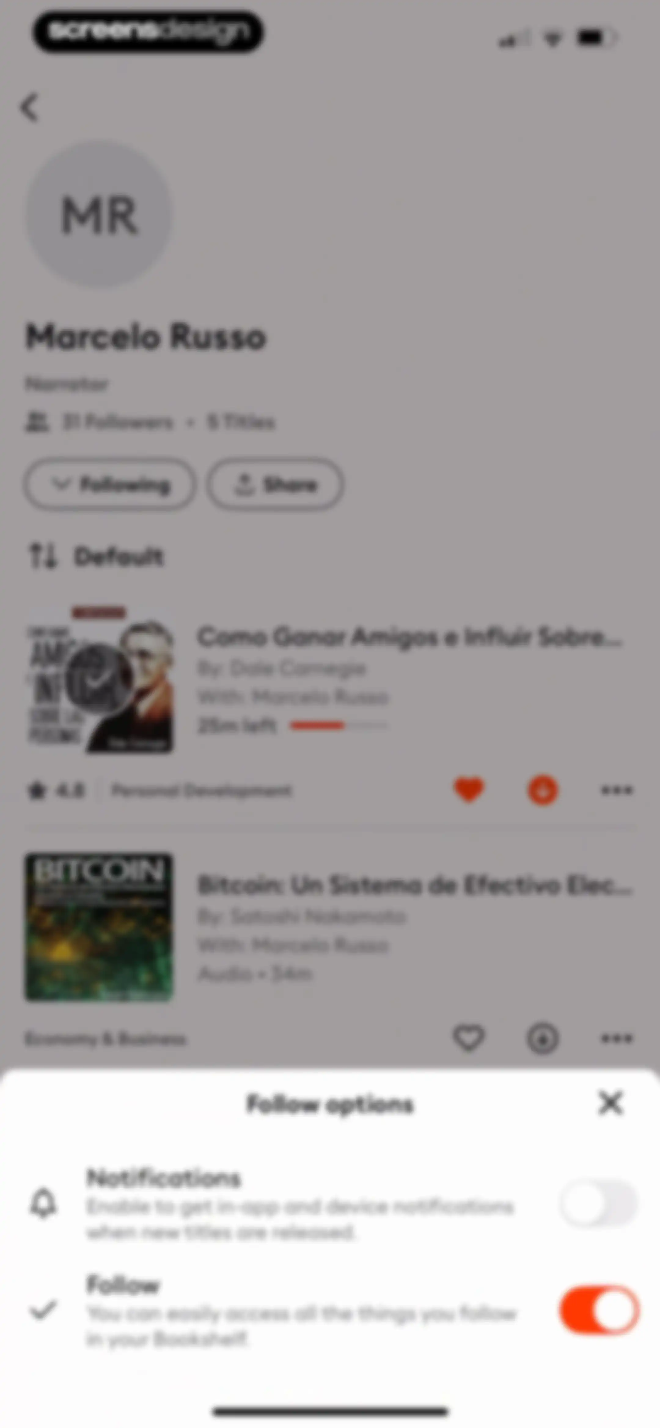 Storytel - Audiobooks Library screen 43