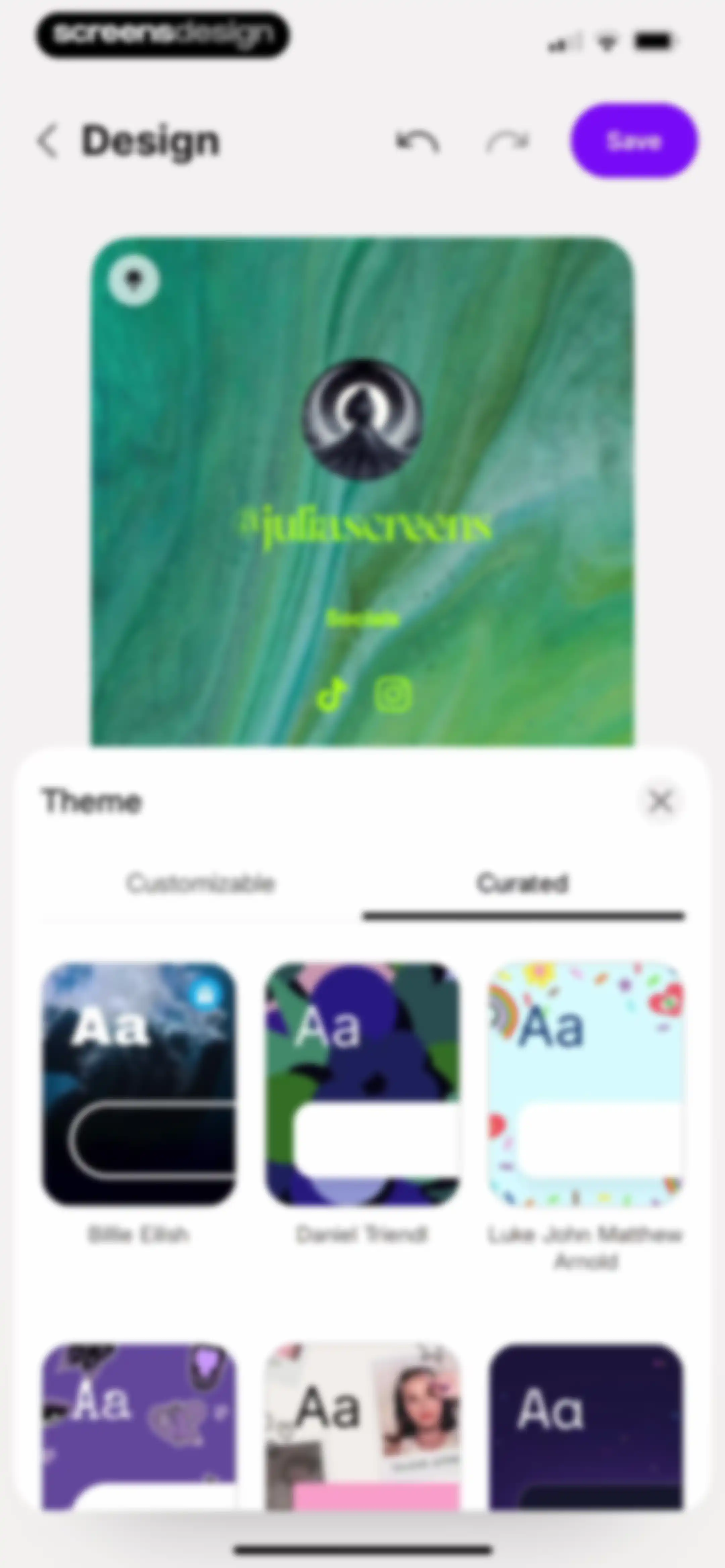 Linktree: Link in Bio Creator screen 84